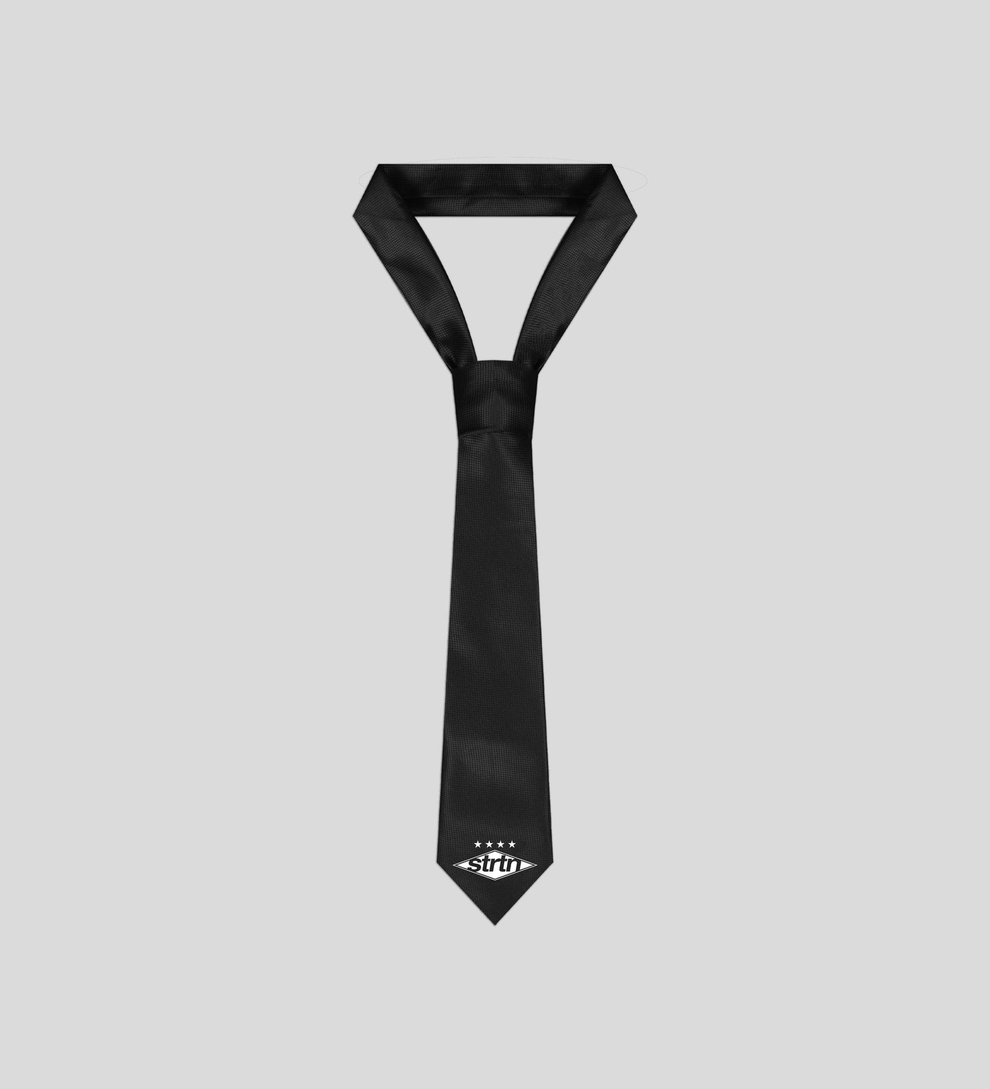 CRTV. DEPT PRINTED TIE – Black