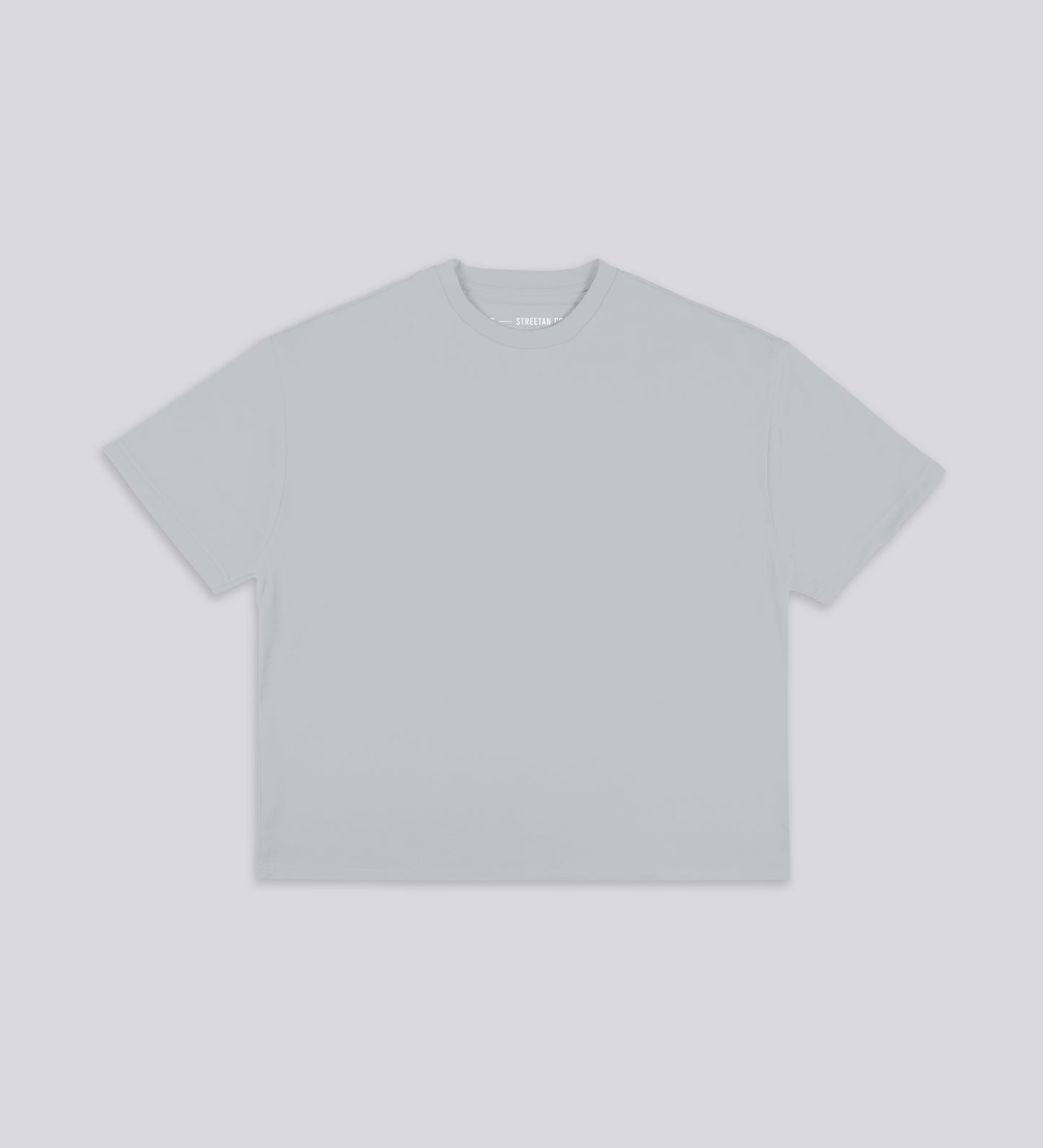 COLD HEARTS T-SHIRT V.II – Light Gray (Upcycled Fabric)