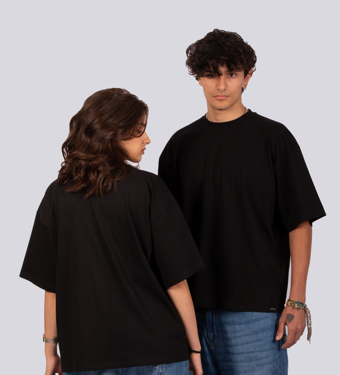 T-shirt boxy Cult Supply – Noir