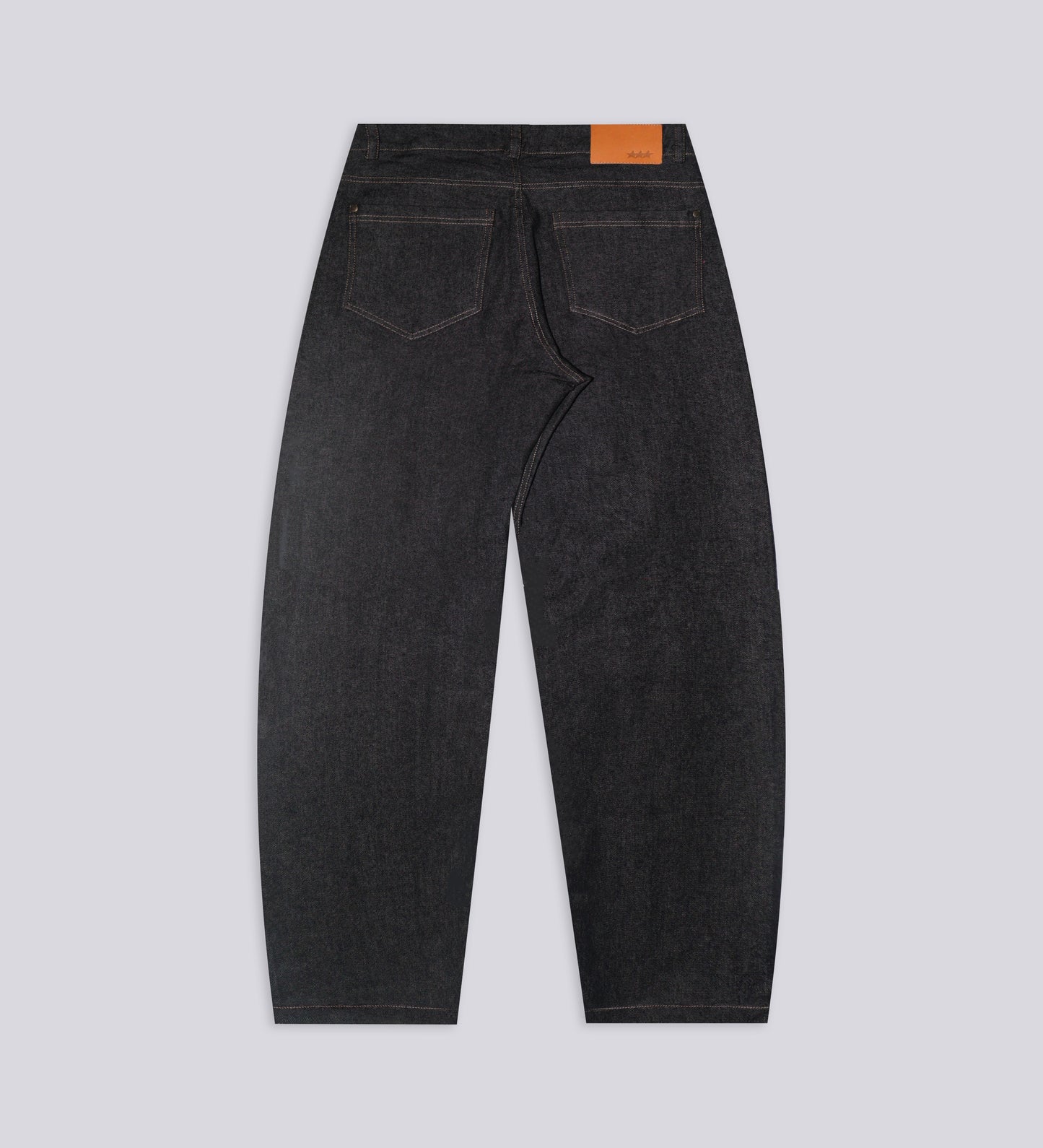 DENIM BRUT PLISSÉ – Sable foncé