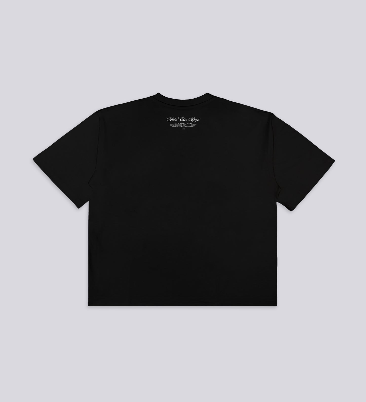 AMOUR DU RISQUE T-SHIRT – Black