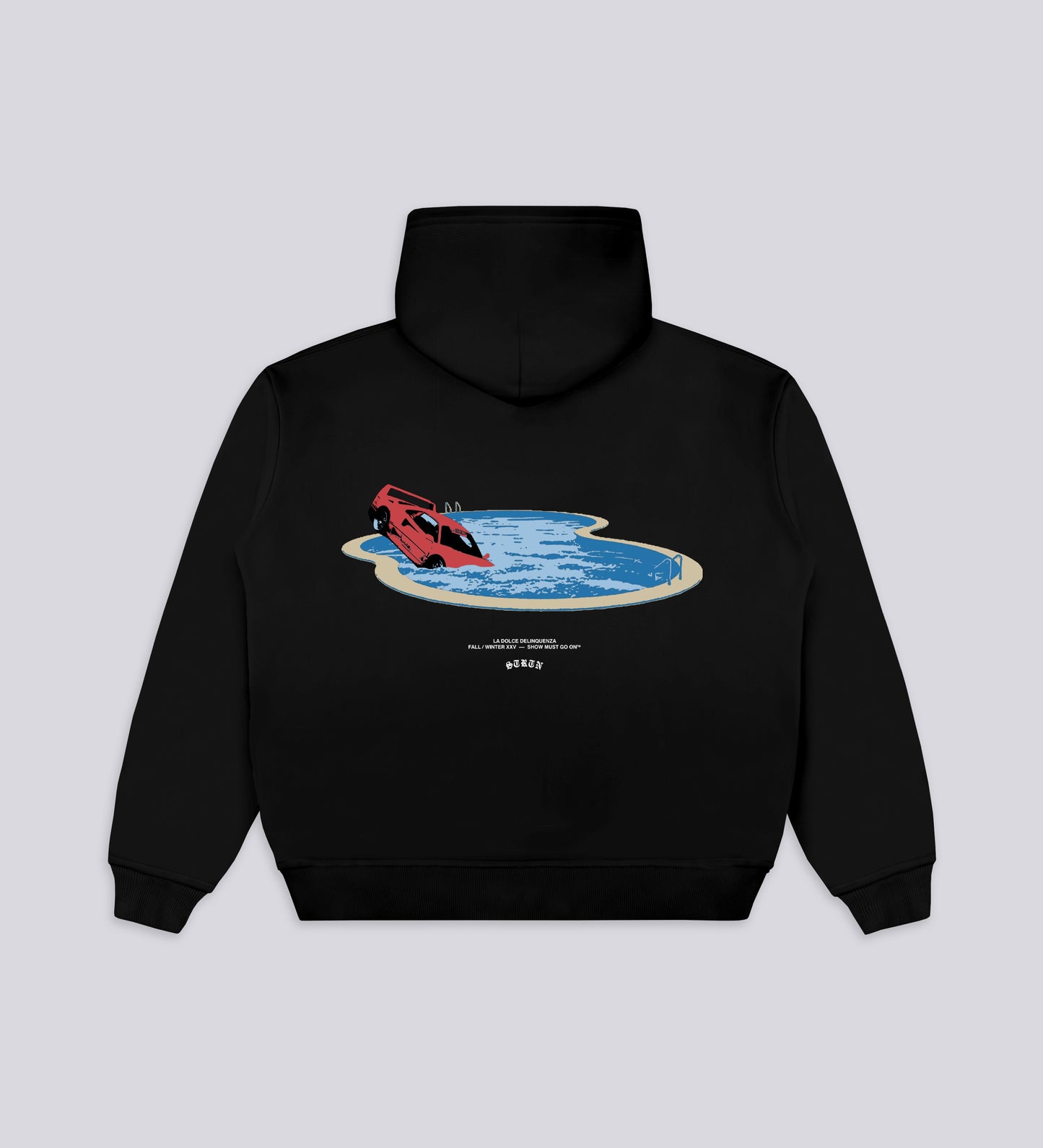 SWEAT À CAPUCHE DOLCE DELINQUENZA – Noir