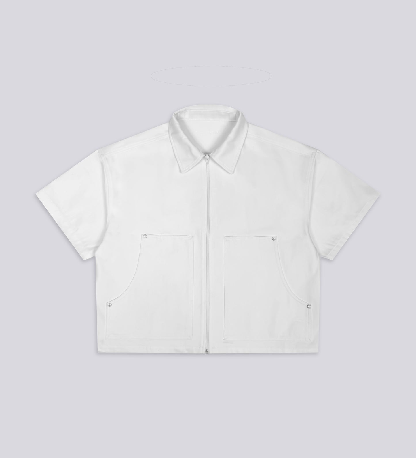 CARPENTER ZIP-UP SHIRT – Off White