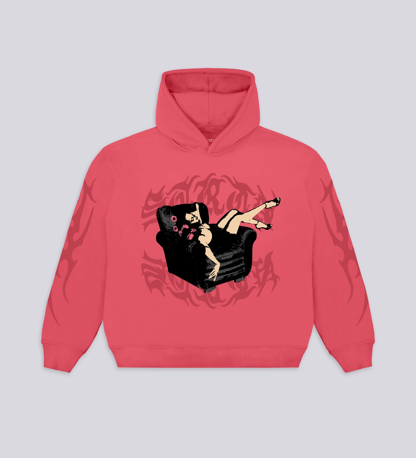 Sweat à capuche VEILED HAVOC - Bubblegum