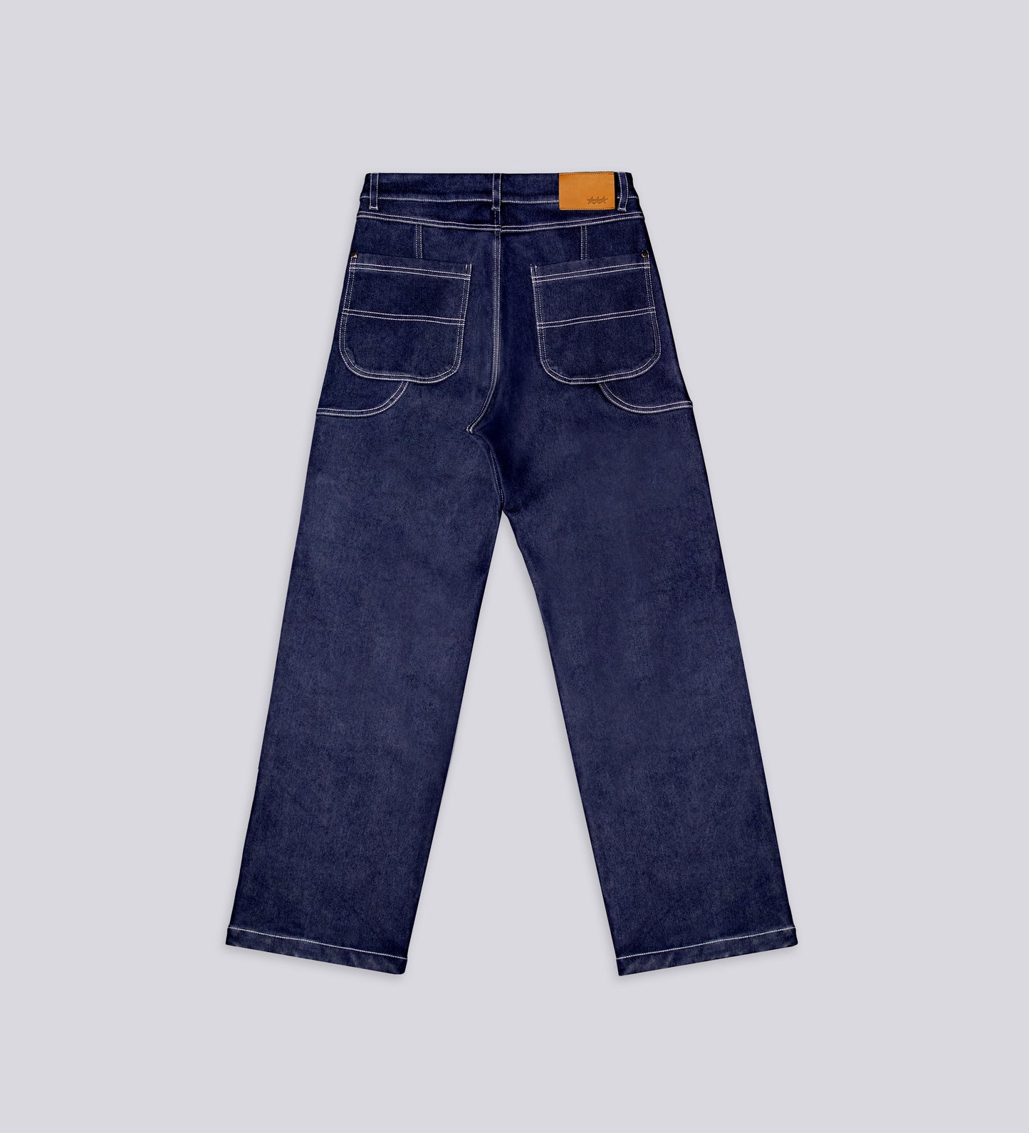 PANTALON EN JEAN POLAIRE ÉPAIS – Bleu