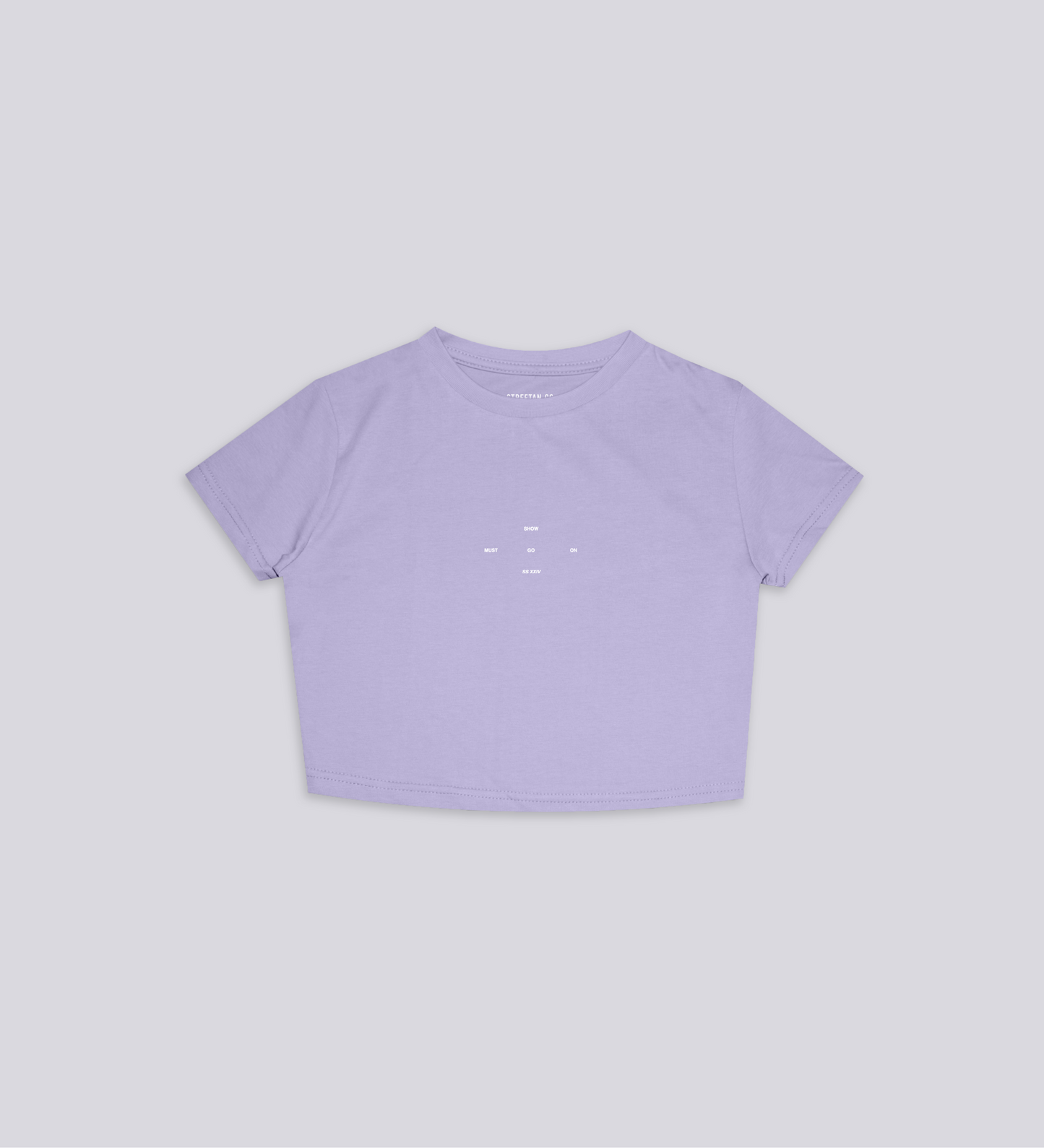 T-shirt court SMGO pour femme – Violet clair