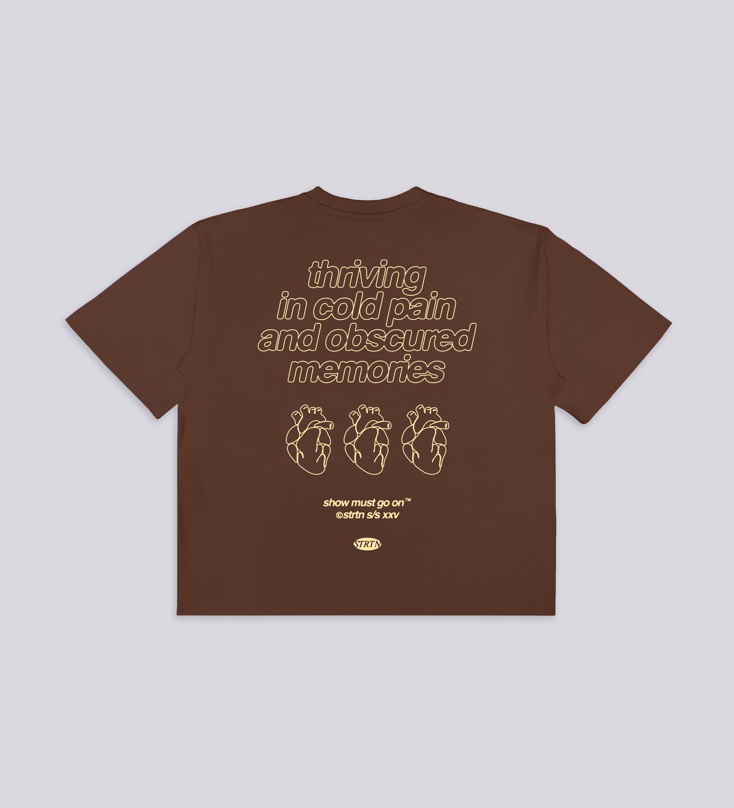 COLD HEARTS T-SHIRT V.III – Brown