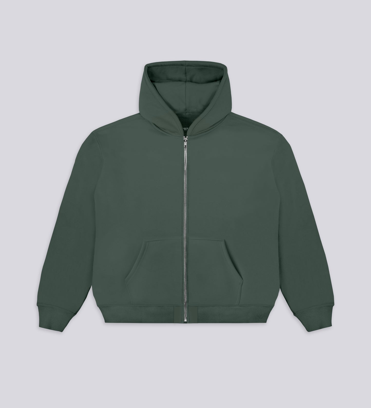 CRTV DEPT ZIP-UP HOODIE – Khaki