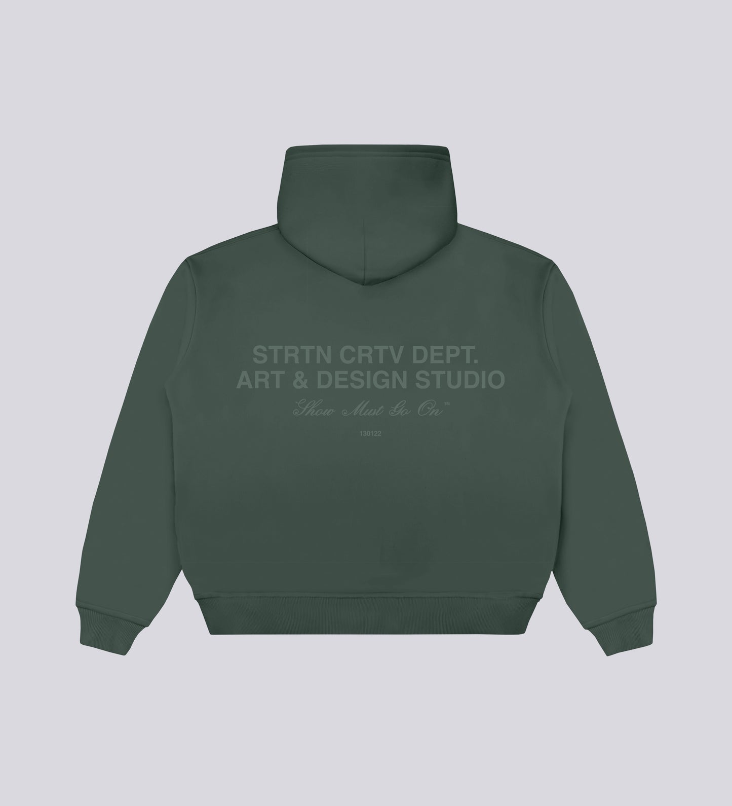 CRTV DEPT ZIP-UP HOODIE – Khaki