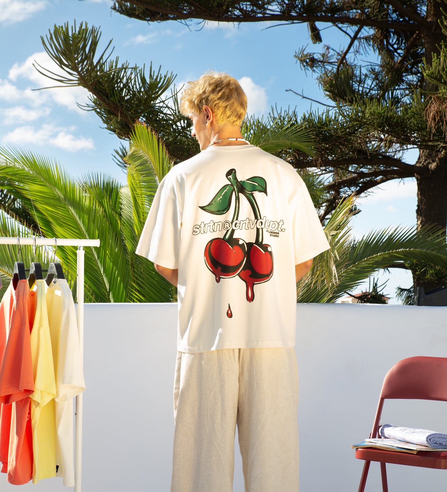 CRTV DEPT. CHERRIES V.II T-SHIRT – Pearl