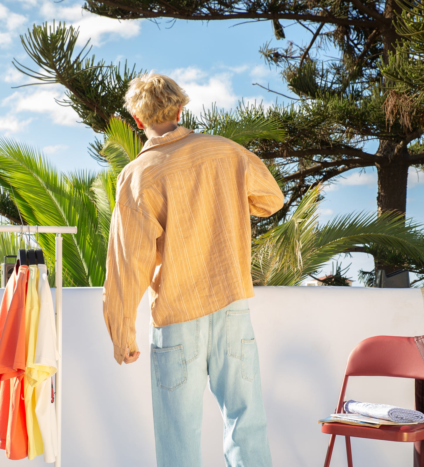 STRIPED LONG SLEEVE LINEN SHIRT – Turks & Caicos