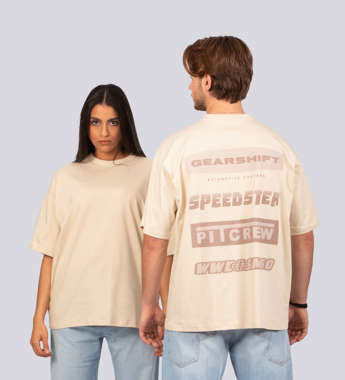 T-SHIRT LEVIER DE VITESSE – Crème