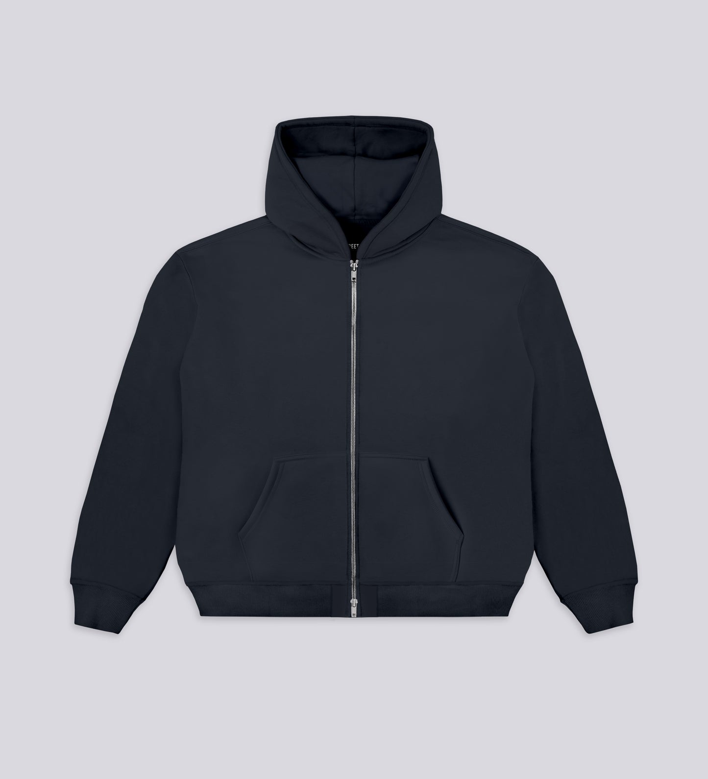 Sweat à capuche zippé BULLET - Gris foncé
