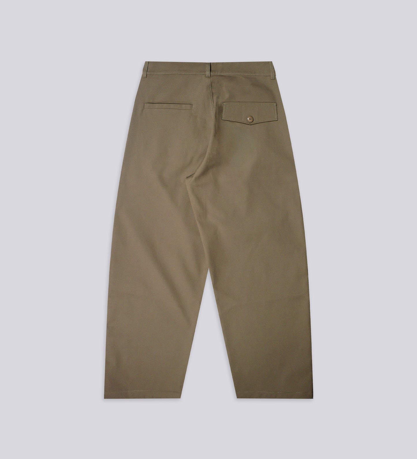 CRTV DEPT. PLEATED BAGGY PANTS – Khaki