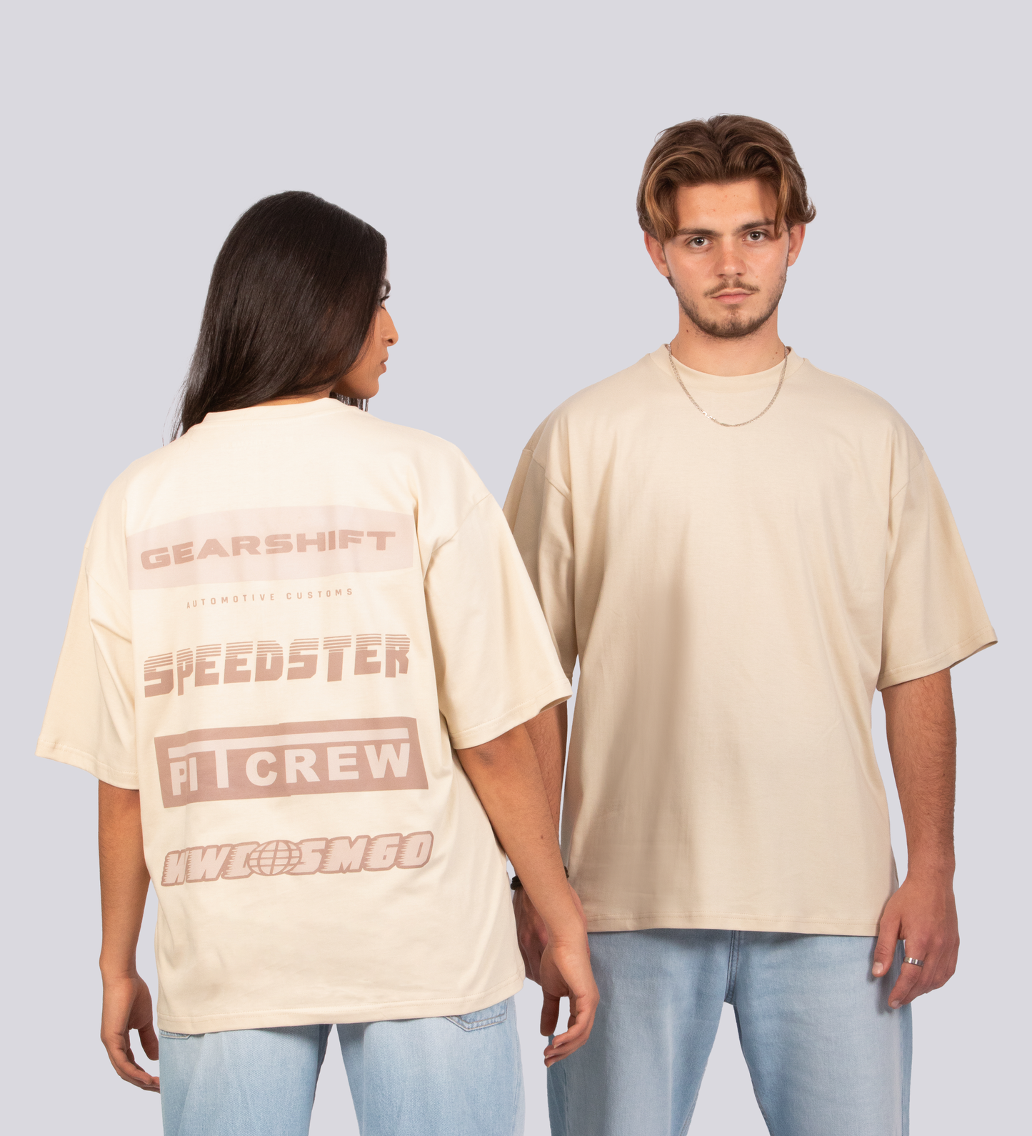 T-SHIRT LEVIER DE VITESSE – Crème
