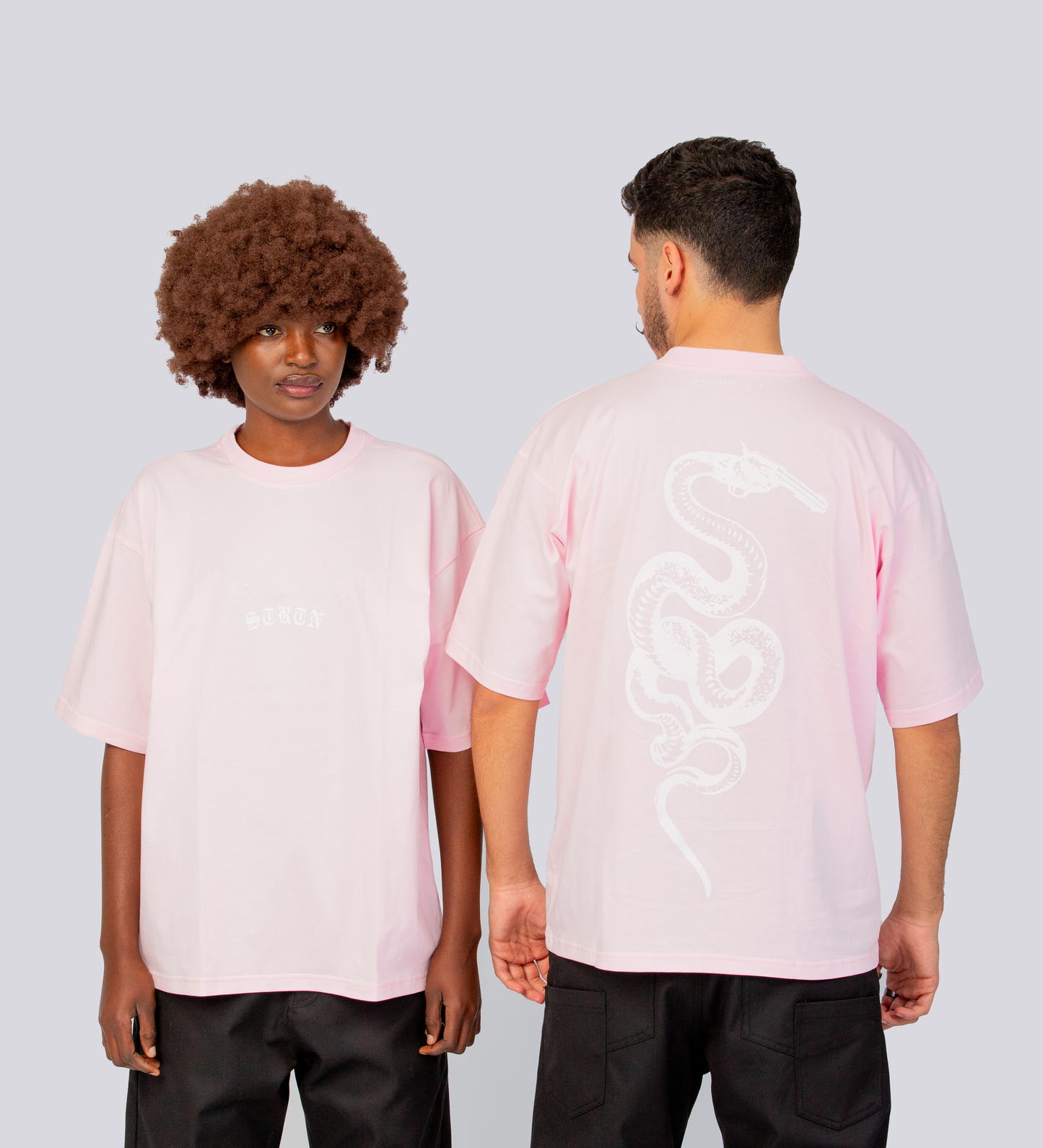 T-SHIRT IMPITOYABLE – Rose bébé