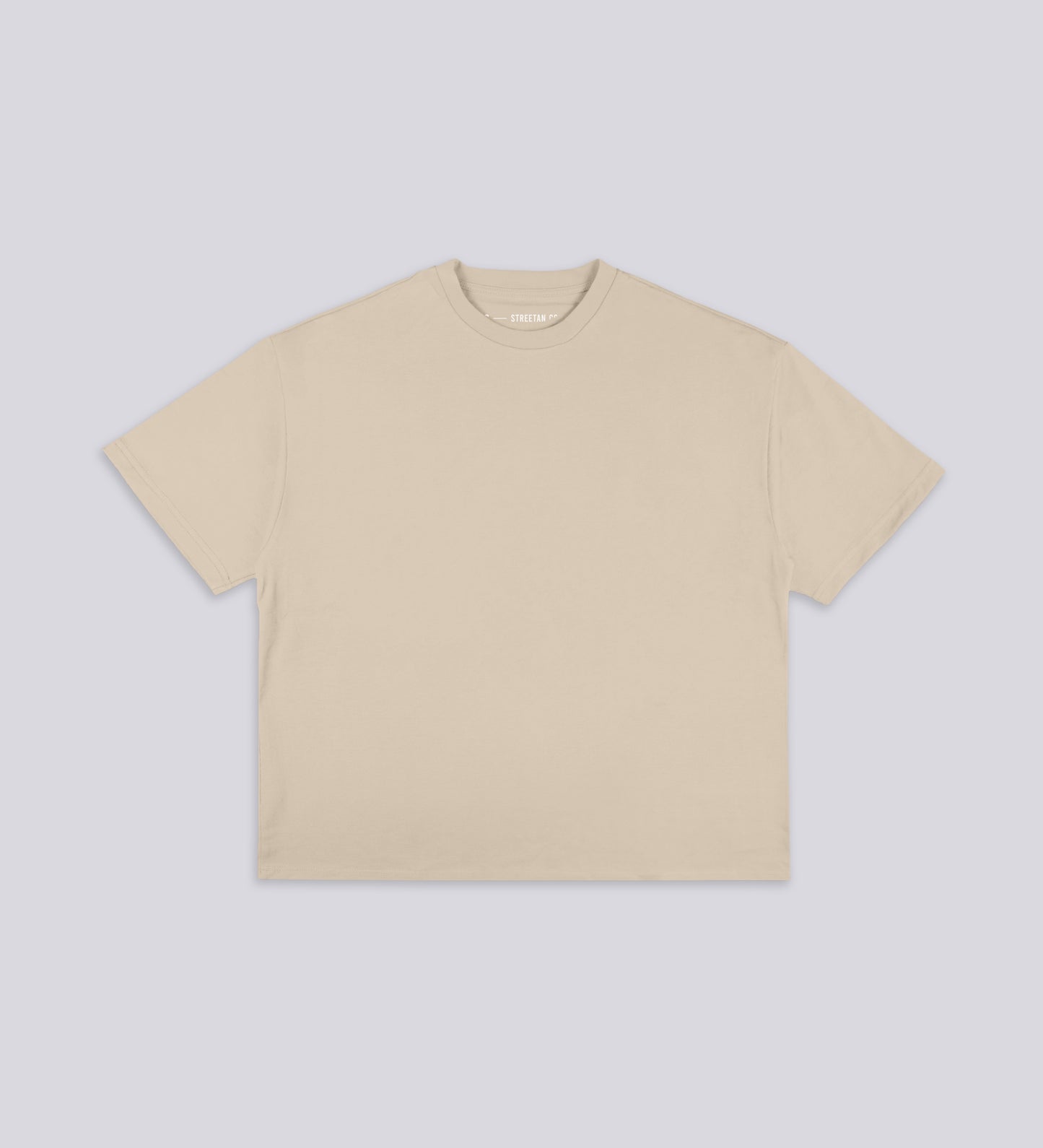 T-SHIRT ÉPAIS EYES ON FLAME – Crème