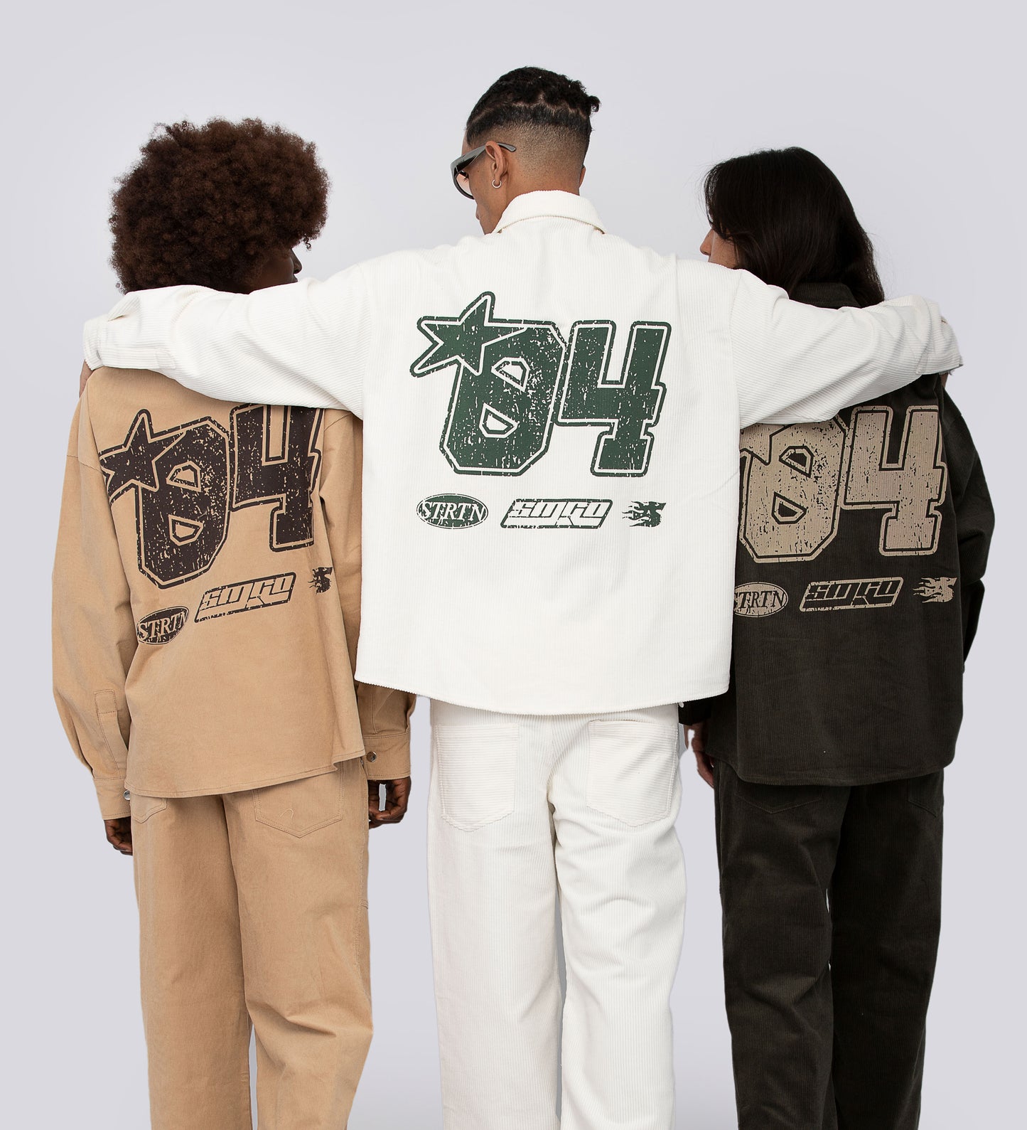 CHEMISE EN VELOURS CÔTELÉ PIT CREW – Kaki