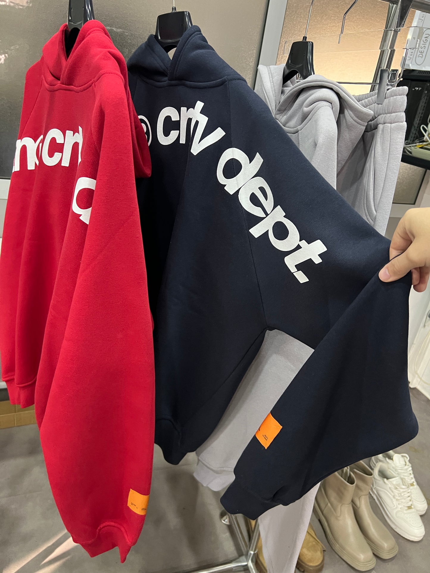 Sweat à capuche STRTN CRTV DEPT. — Bleu marine foncé
