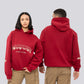 DROPOUT EMBROIDED HOODIE – Ruby Red