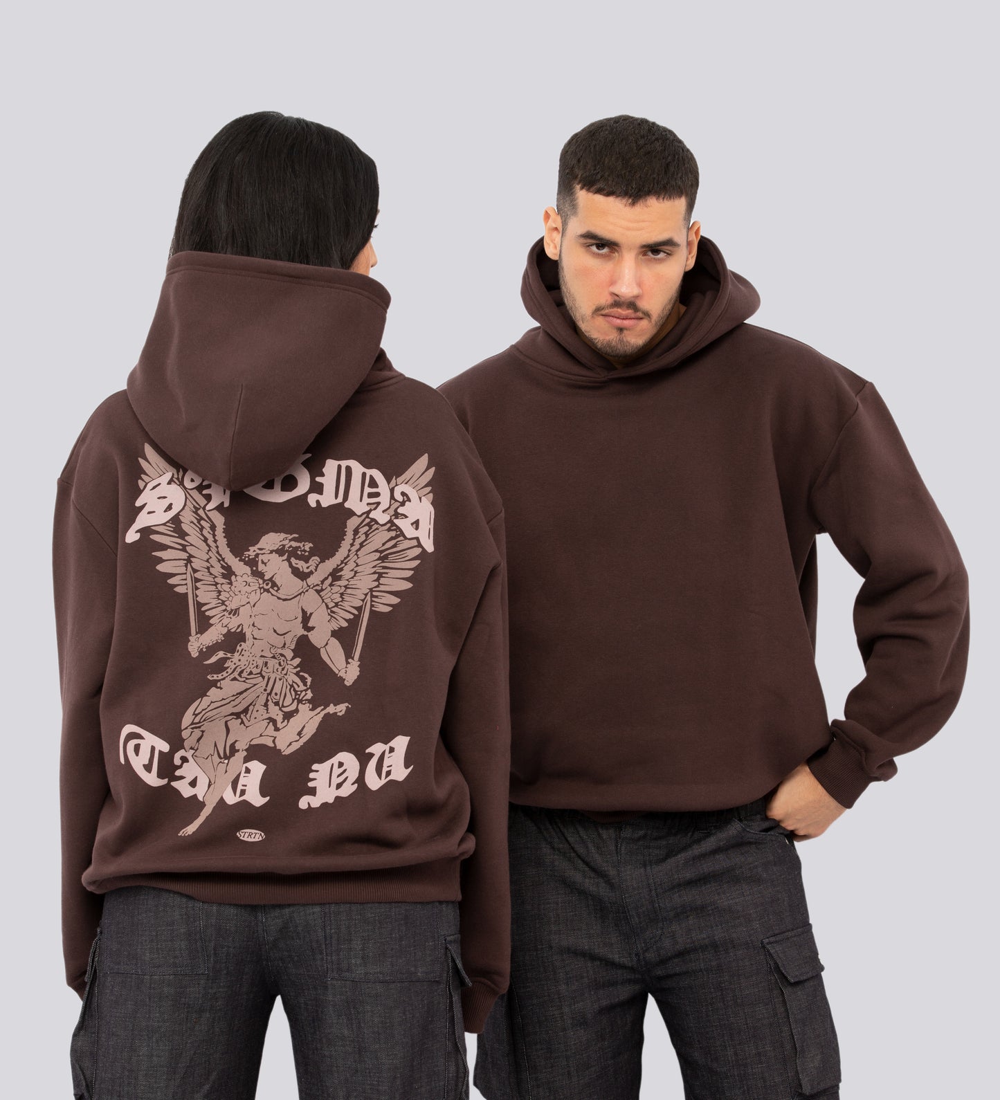 Sweat à capuche SIGMA TAU – Marron foncé