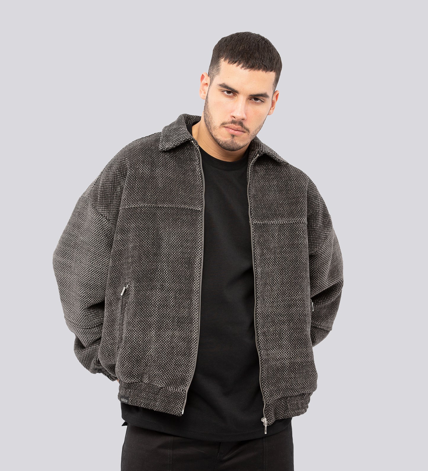VESTE LOURDE CULT GRADS – Gris foncé (tissu recyclé)