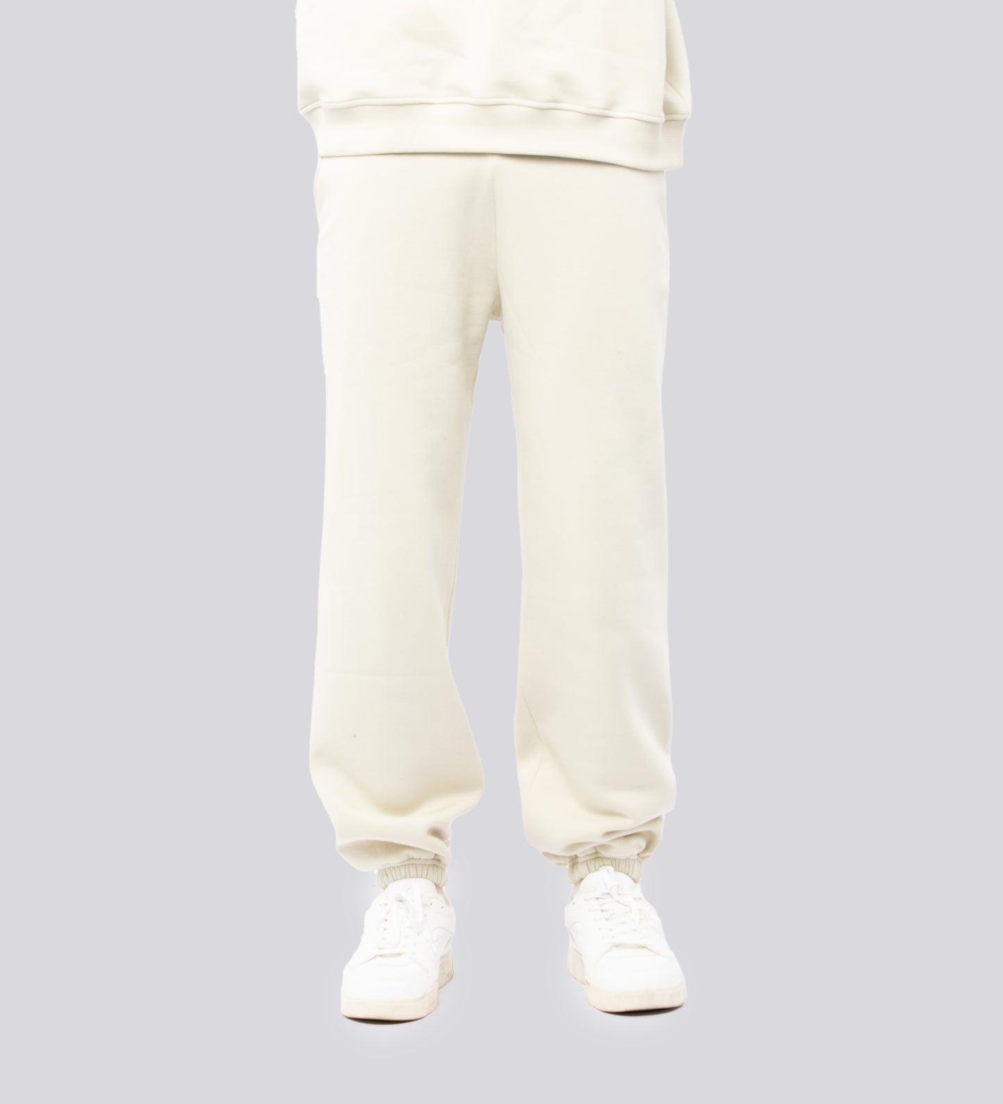 JOGGING LOURD – Blanc crème