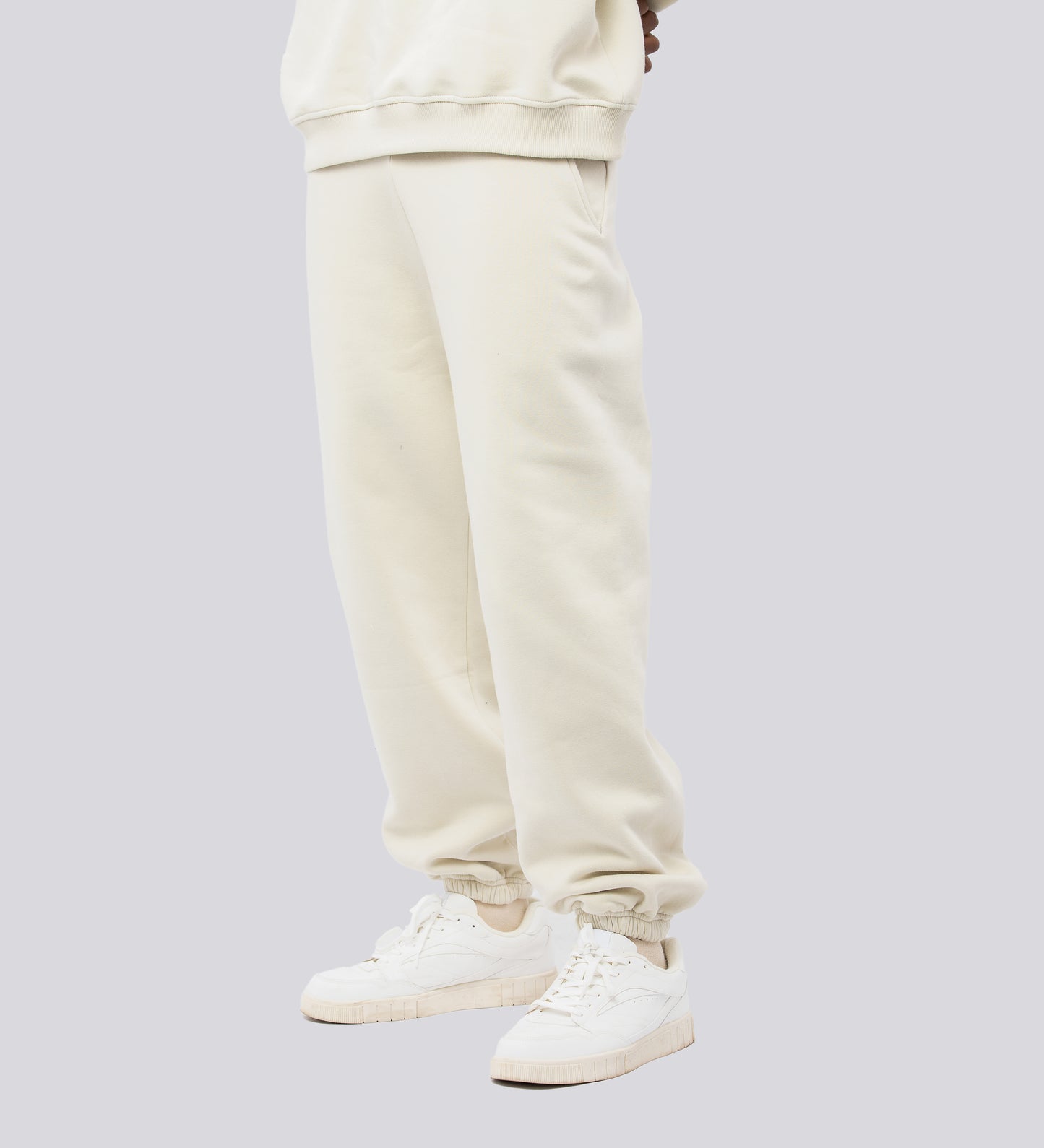 JOGGING LOURD – Blanc crème