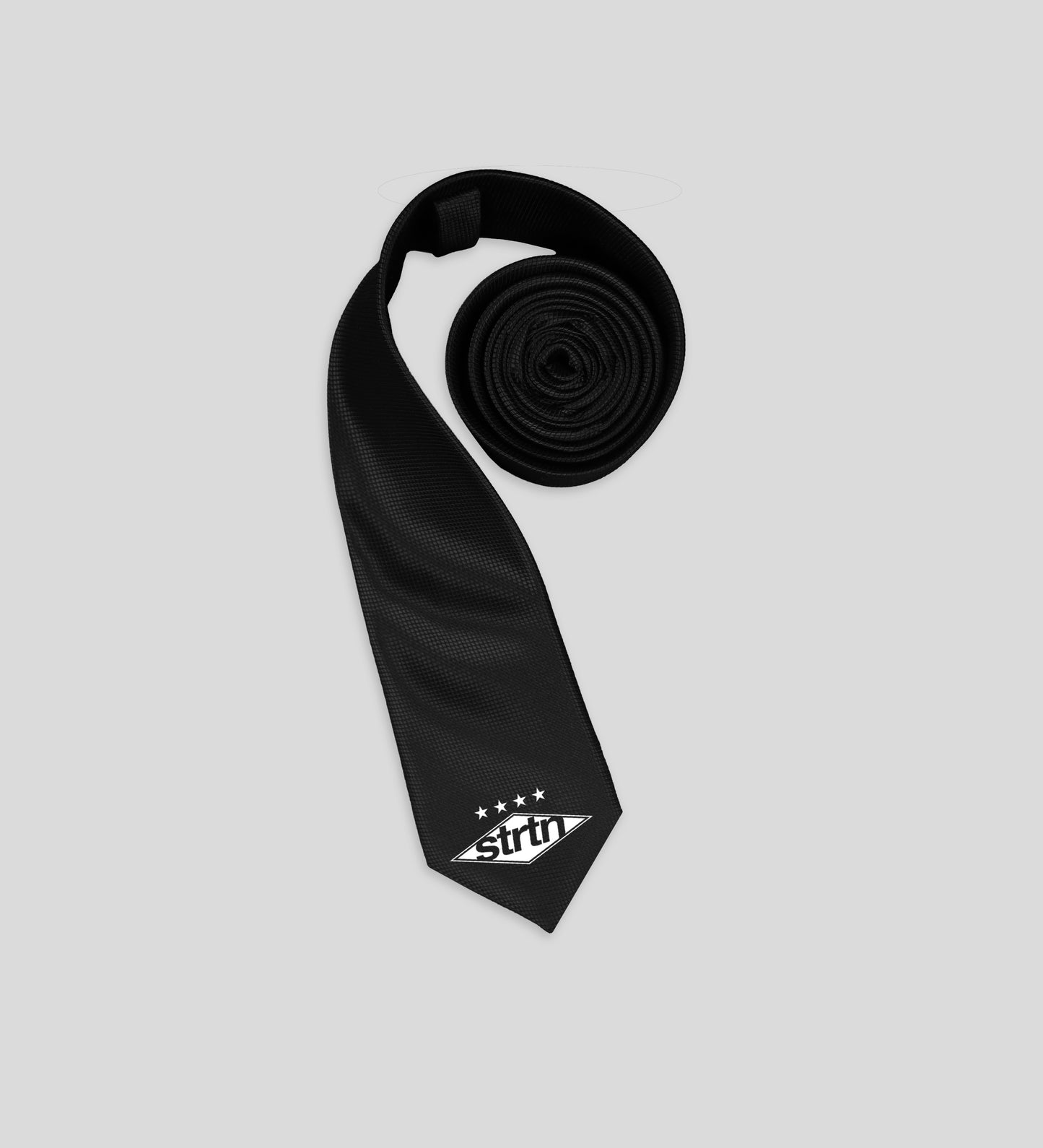 CRTV. DEPT PRINTED TIE – Black