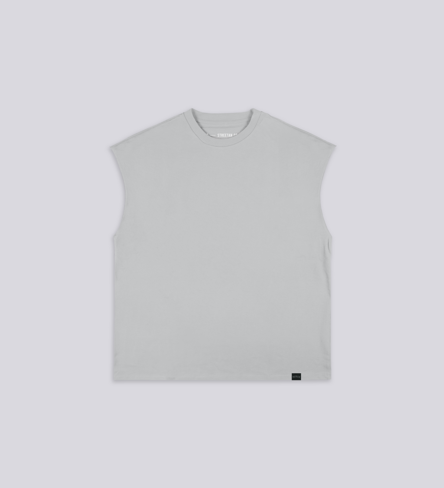 T-shirt sans manches Cult Supply – Gris (tissu recyclé)