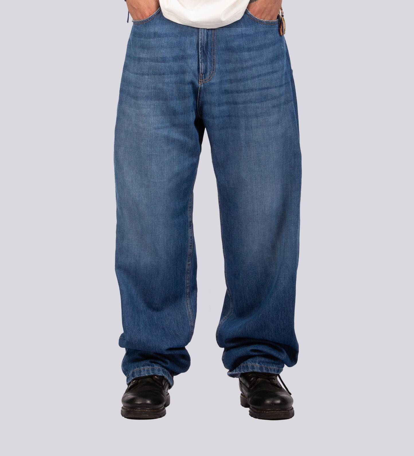 DENIM DÉLAVÉ SIGNATURE – Bleu