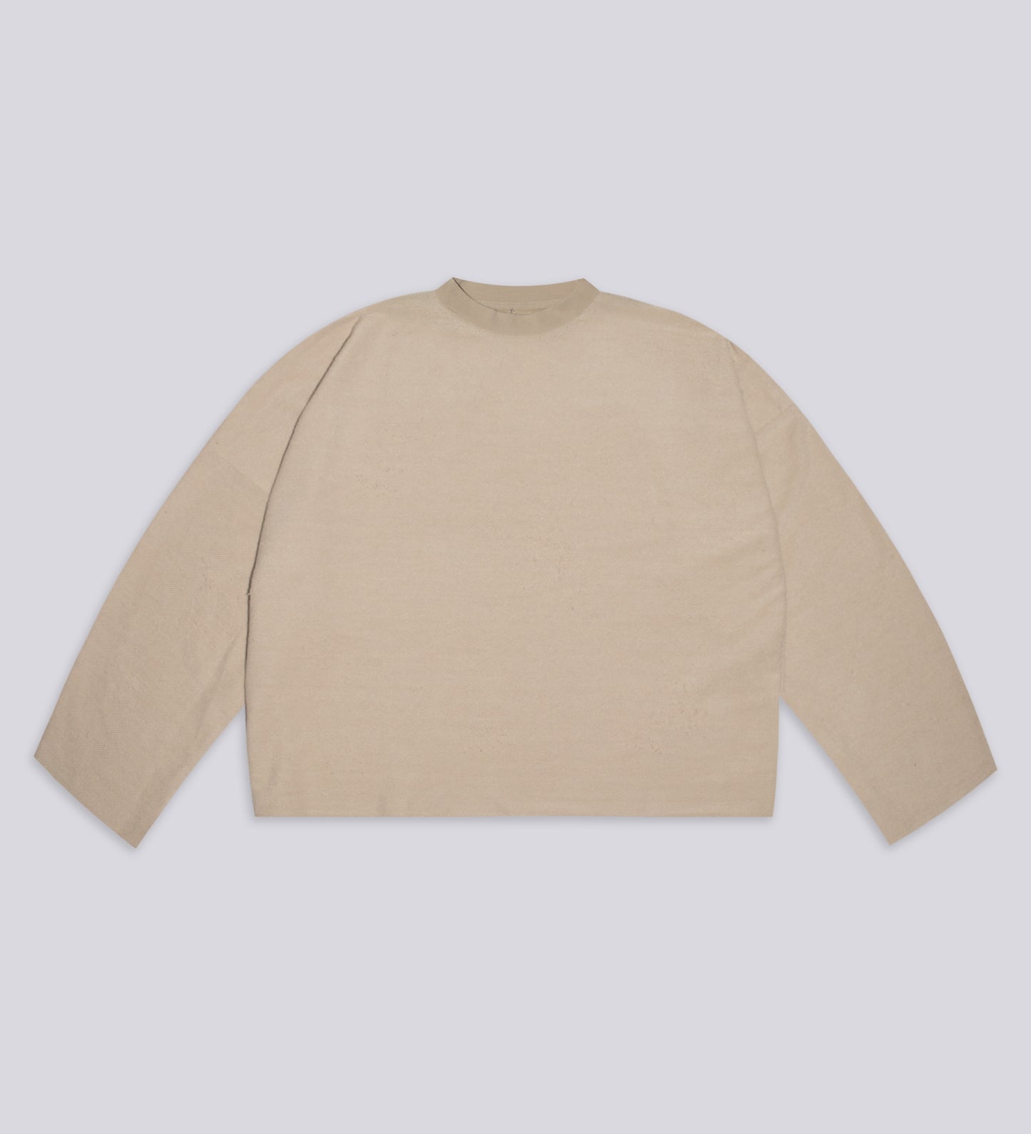 T-shirt à col rond style usé Desert Saints - Beige