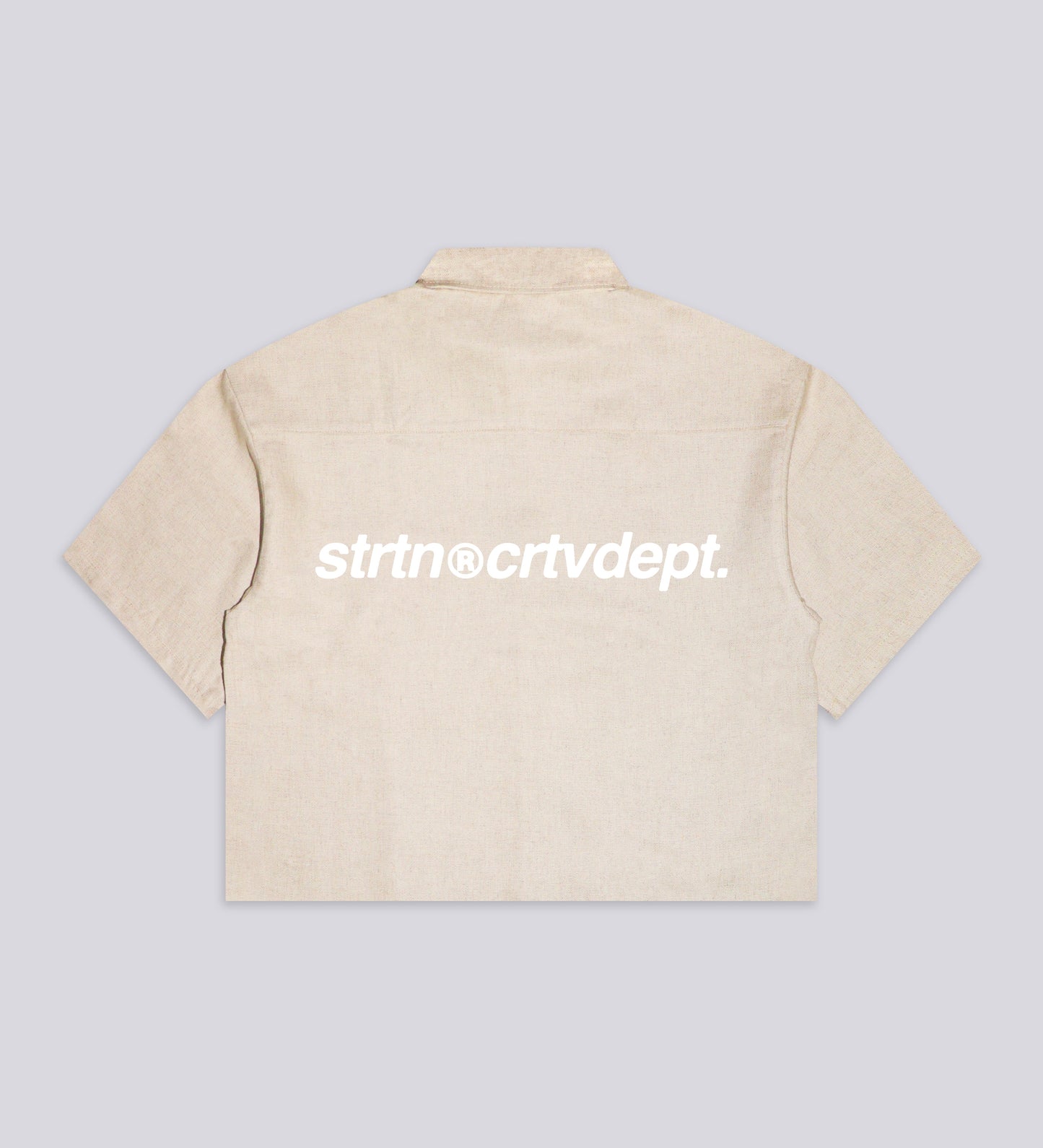 STRTN® CRTV DEPT. LINEN SHIRT – Cream