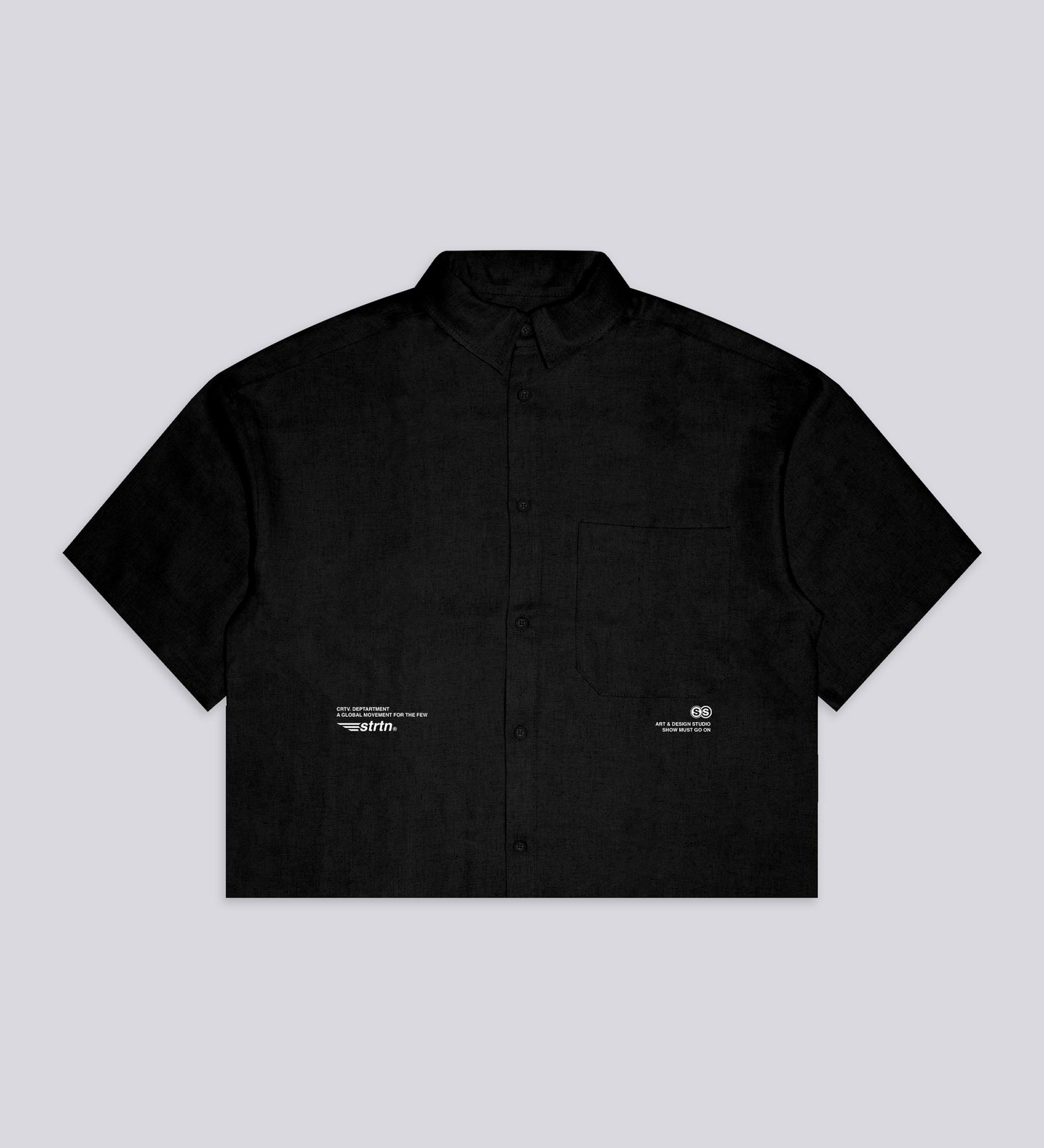 FOR THE FEW LINEN SHIRT – Black