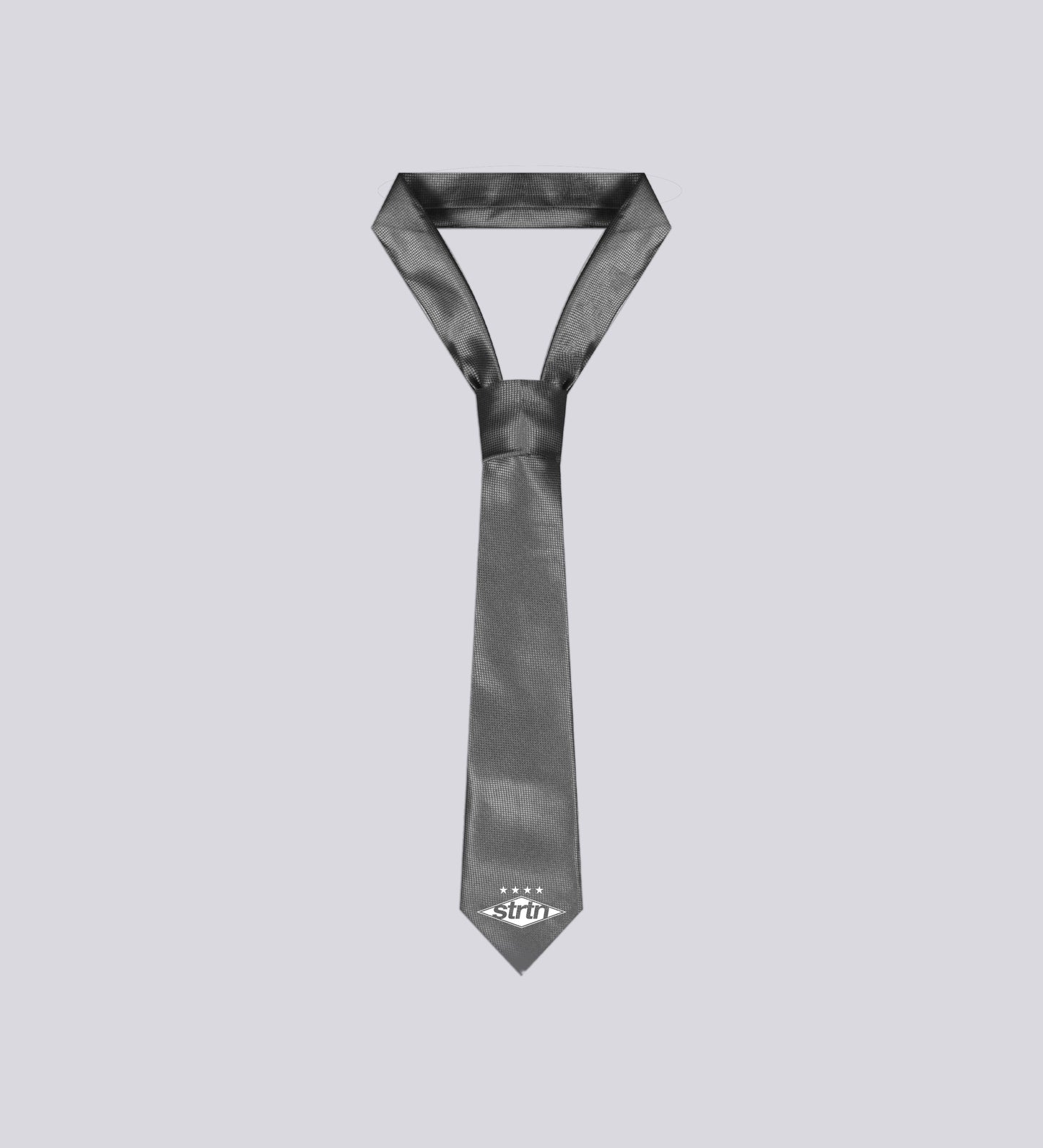 CRTV. DEPT PRINTED TIE – Dark Gray