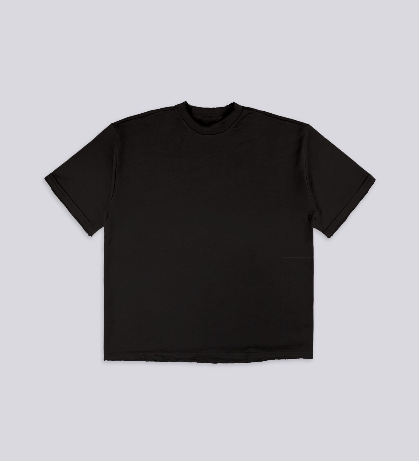 T-shirt effet usé CRTV. DEPT – Noir