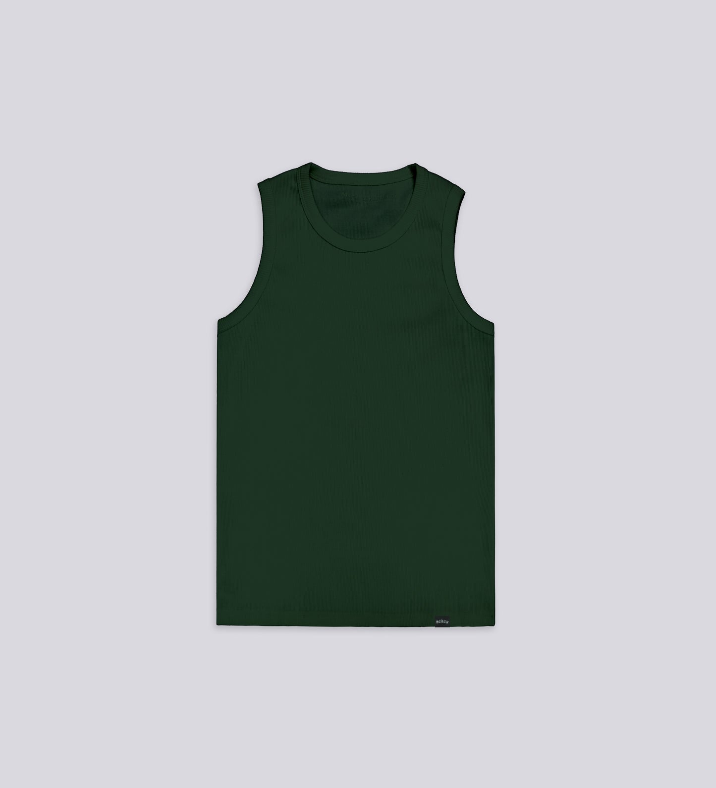 STRTN RIBBED TANK TOP – Dark Green