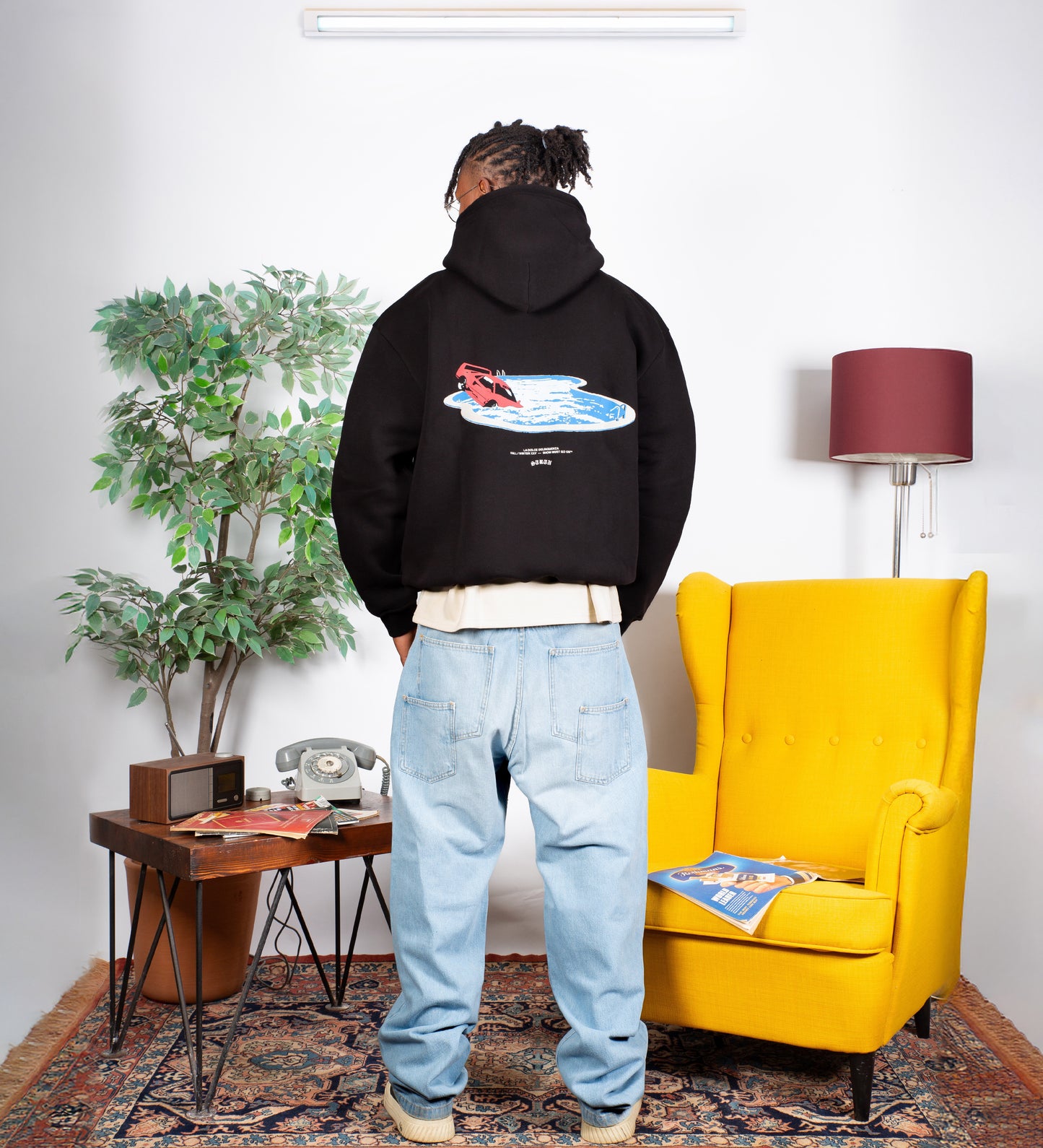 SWEAT À CAPUCHE DOLCE DELINQUENZA – Noir