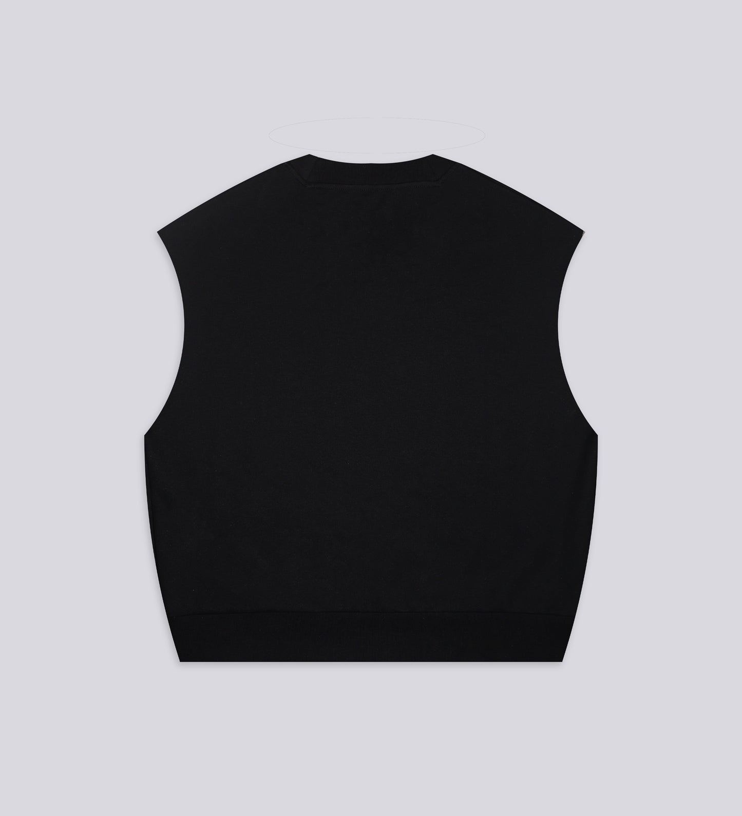 CRTV DEPT. V-NECK VEST – Black