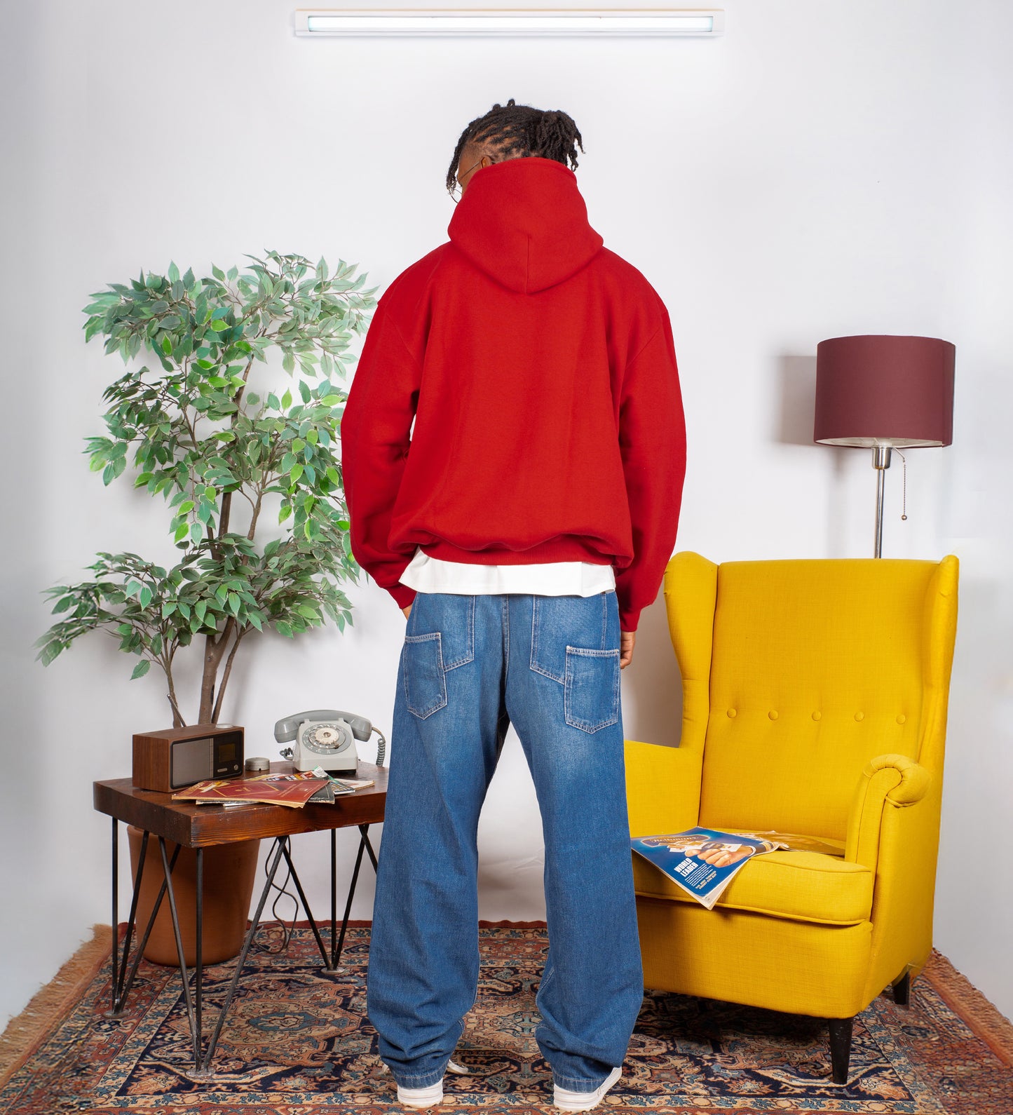 SWEAT À CAPUCHE GLOBAL MOVEMENT – Rouge