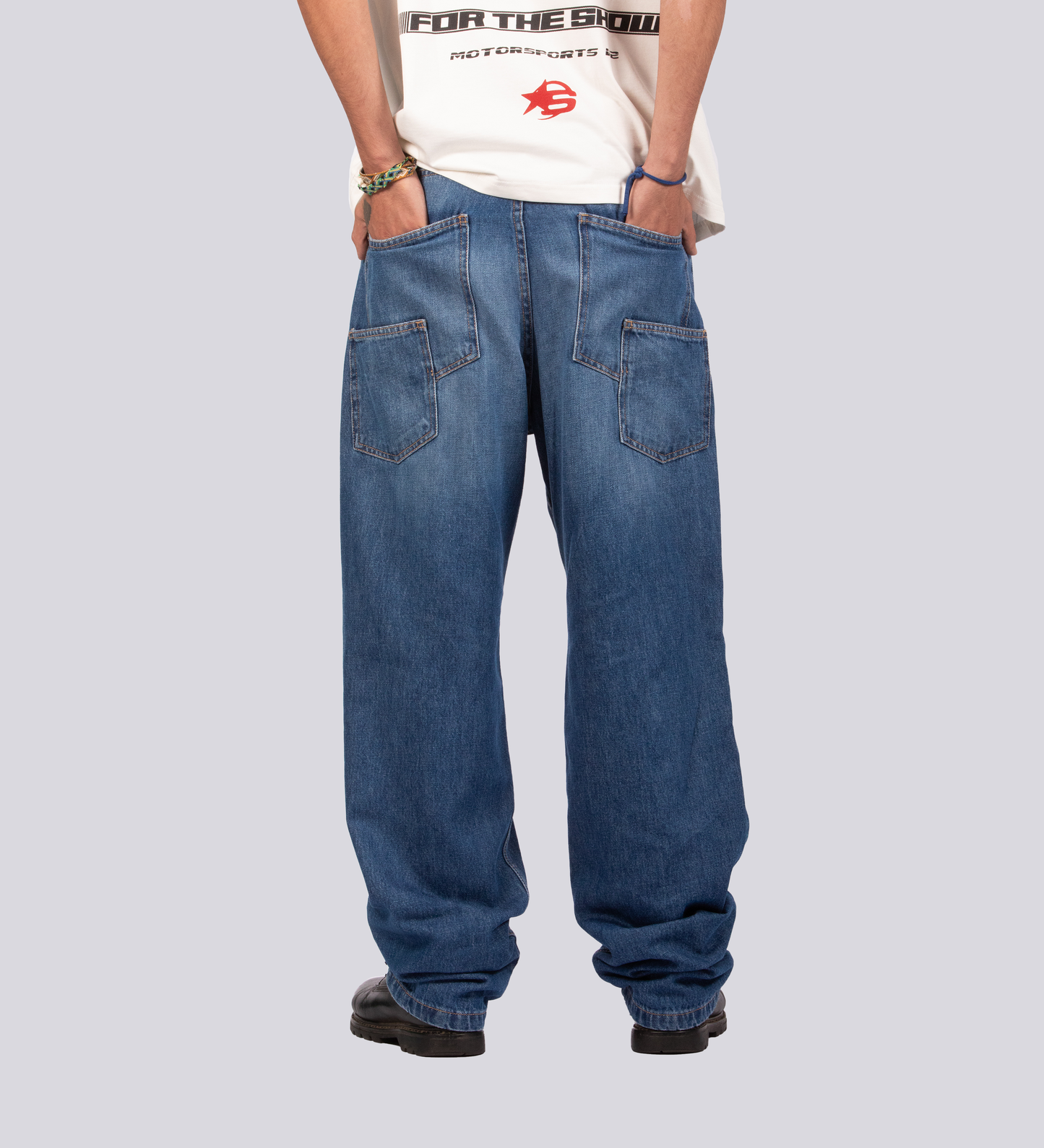 DENIM DÉLAVÉ SIGNATURE – Bleu