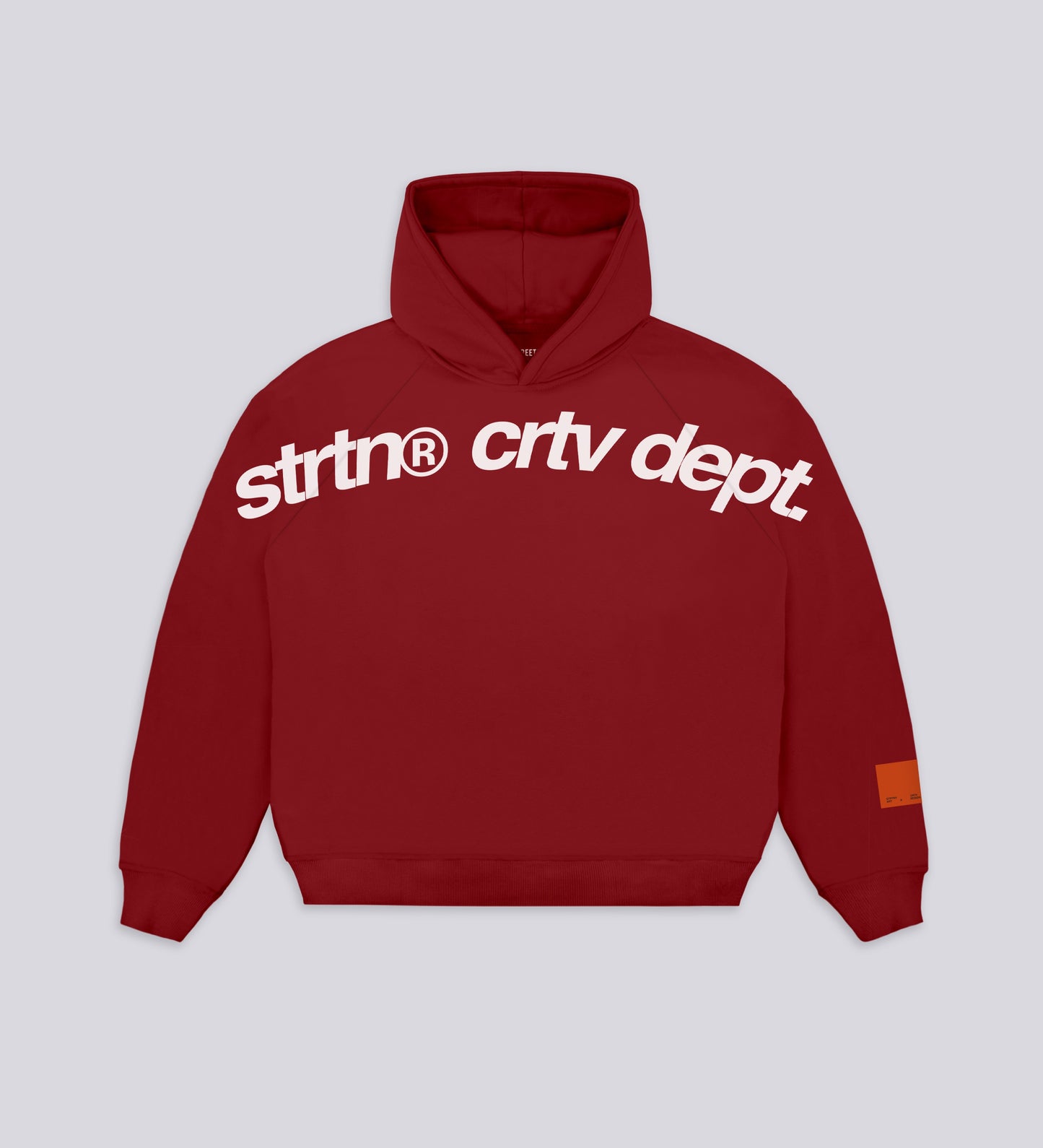Sweat à capuche STRTN CRTV DEPT. — Rouge
