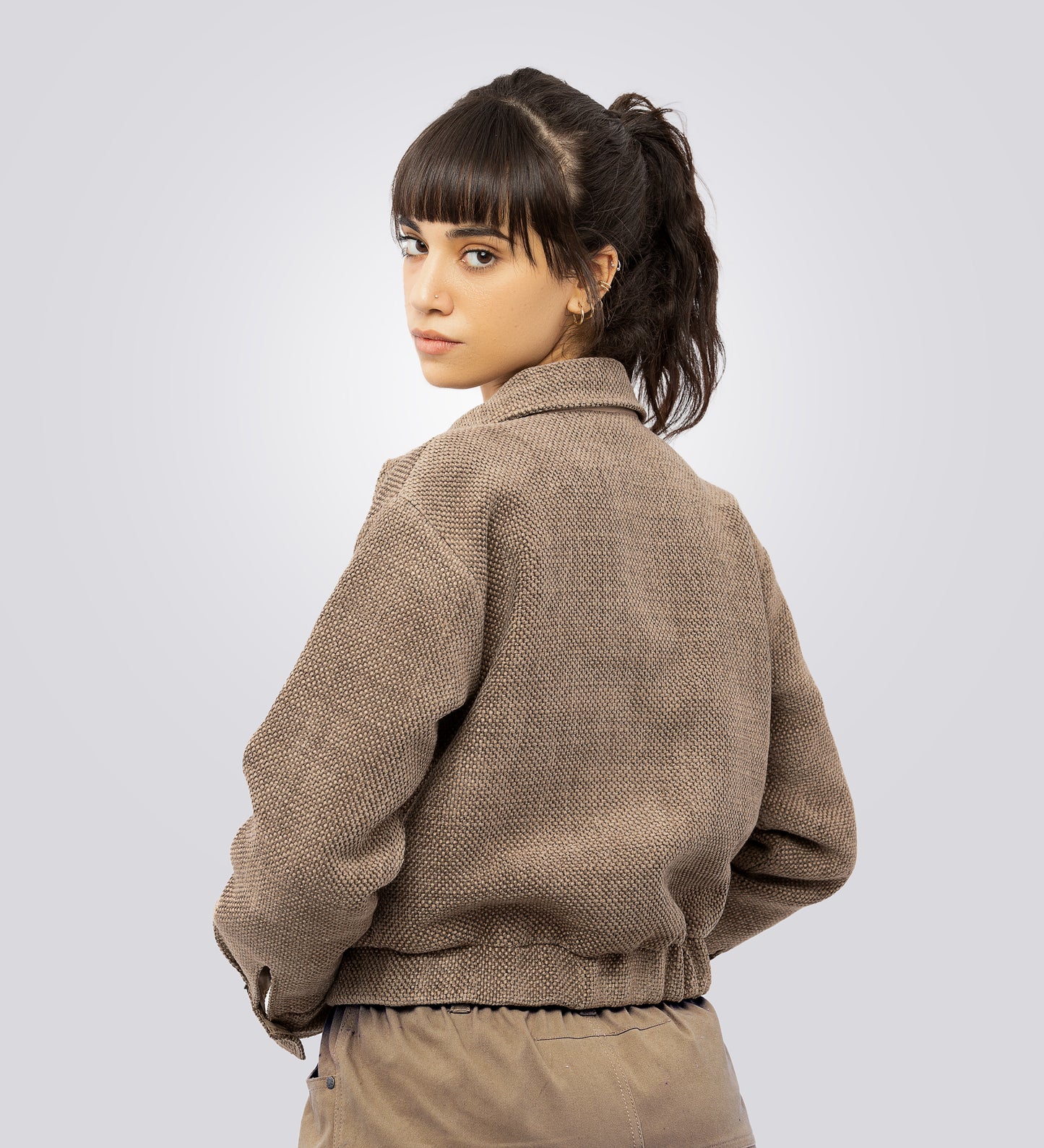 VESTE FEMME CULT GRADS – Tabac (Tissu recyclé)