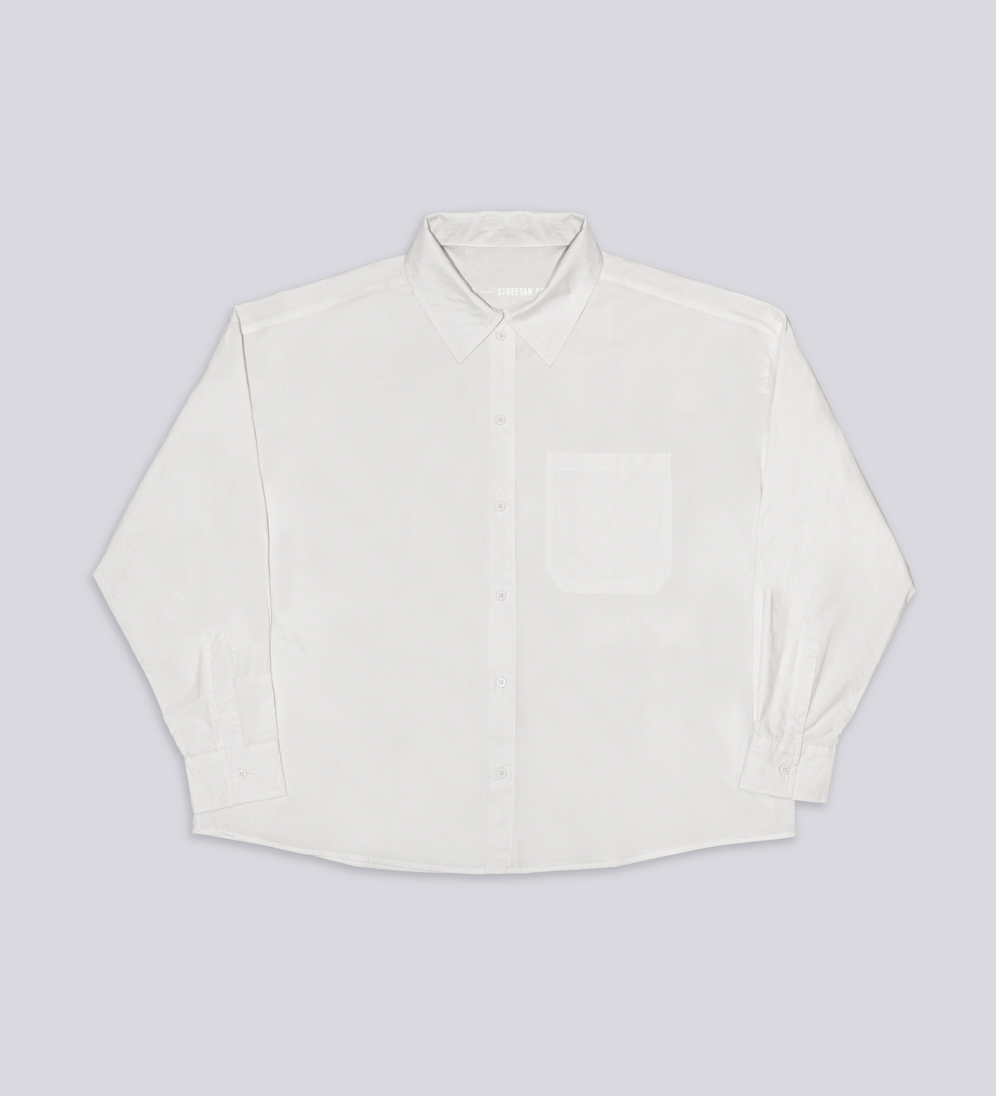 Chemise en popeline PRETTY POISON – Blanc