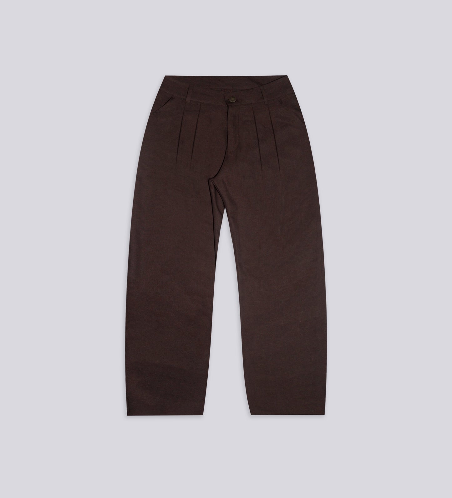 PANTALON BAGGY OASIS - Marron foncé