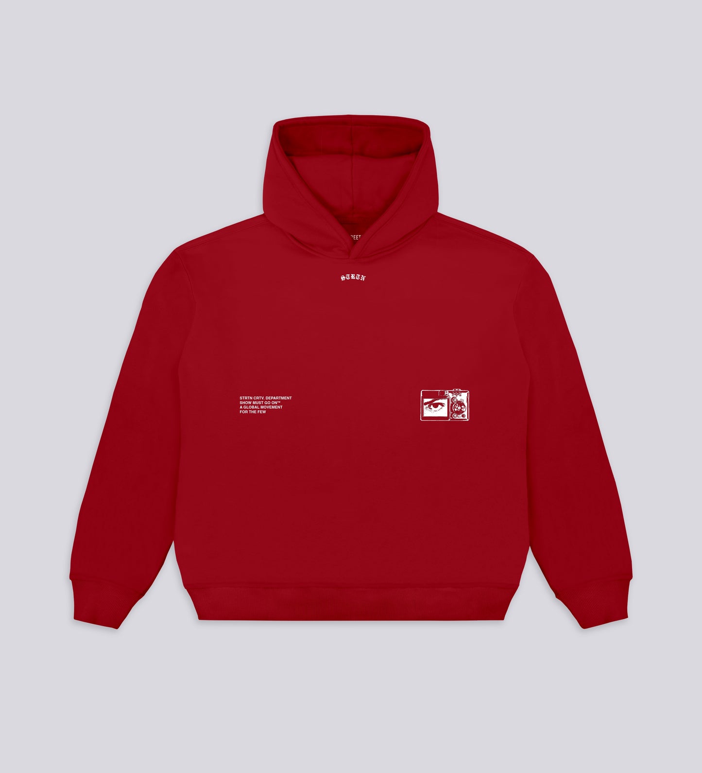 SWEAT À CAPUCHE GLOBAL MOVEMENT – Rouge