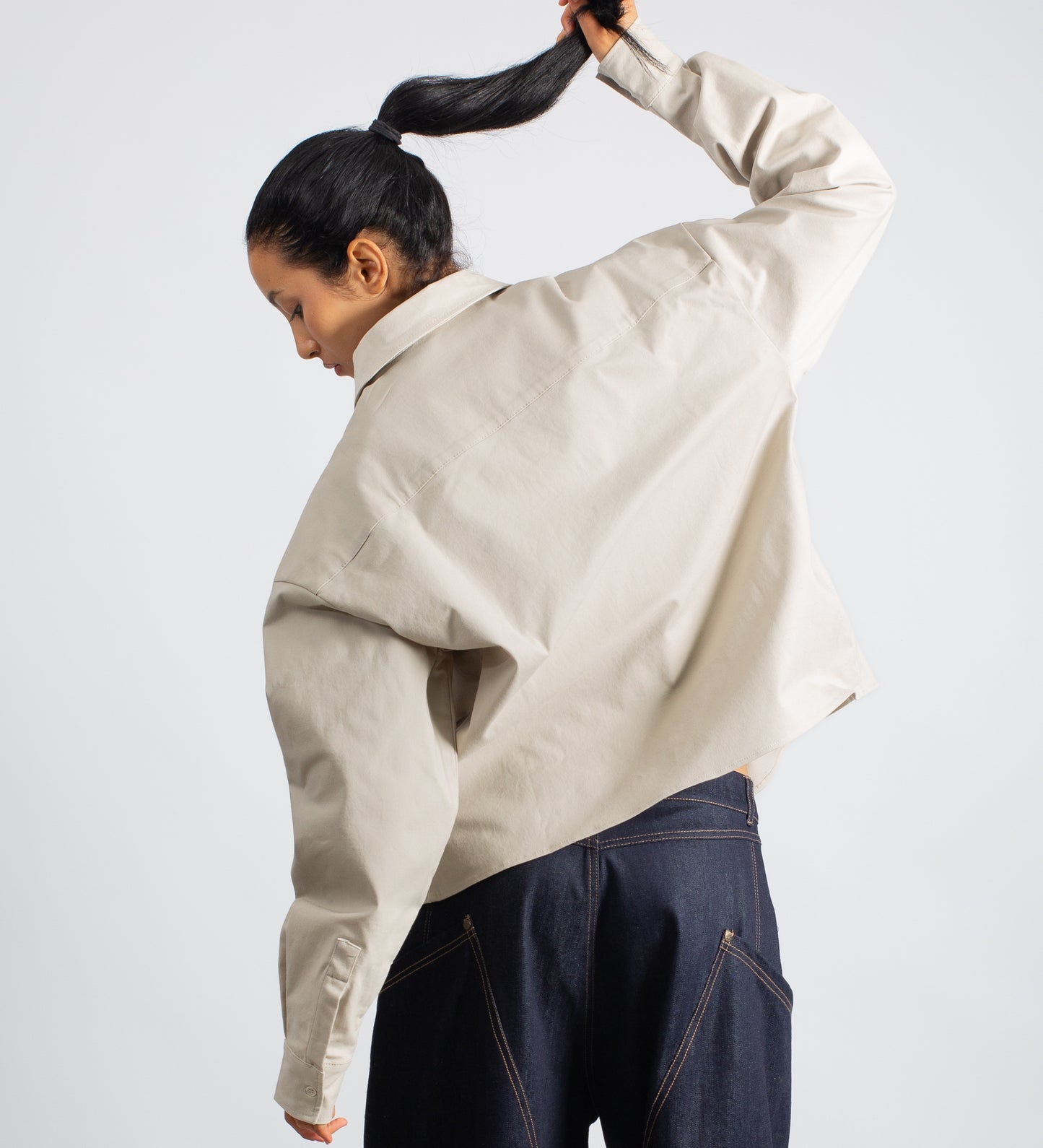 REMINISCING HEAVYWEIGHT SHIRT – Light Greige