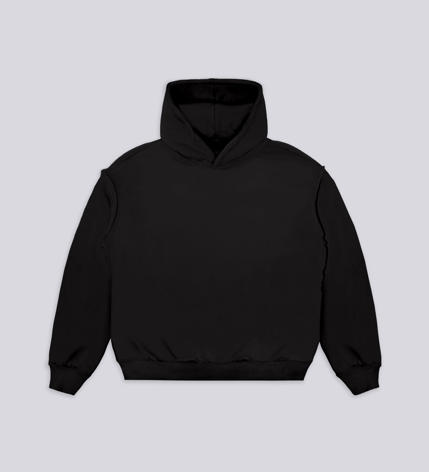 Sweat à capuche usé Quête du Venin - Noir