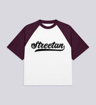 BASEBALL HEAVYWEIGHT T-SHIRT – Burgundy/Off White