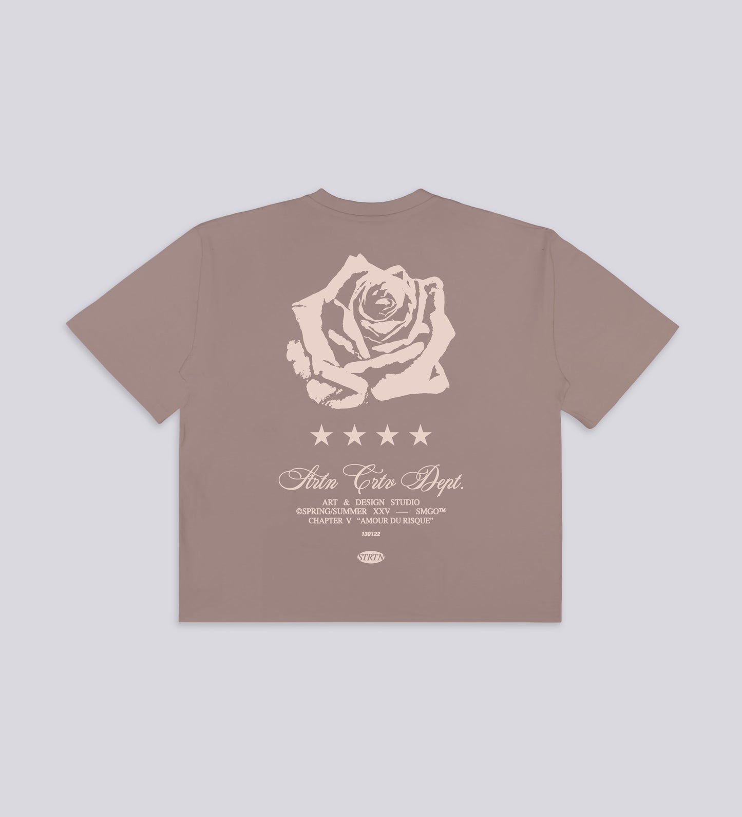 AMOUR DU RISQUE T-SHIRT V2 – Tobacco